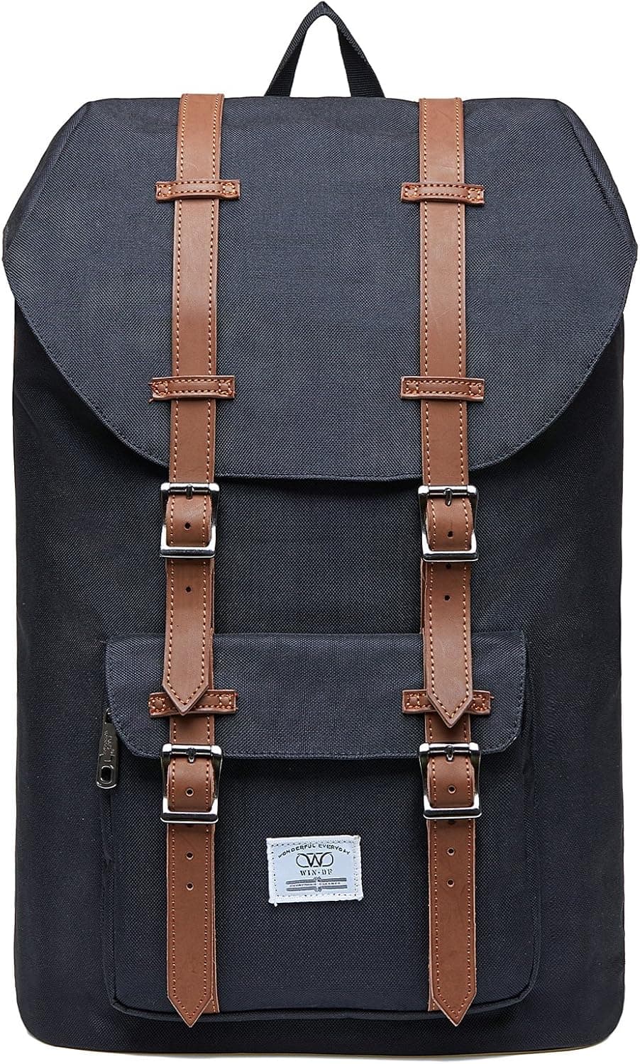 KAUKKO Laptop Outdoor Backpack College Schoolbag Bookbag Travel Hiking Rucksack fits 15-Inch Laptop