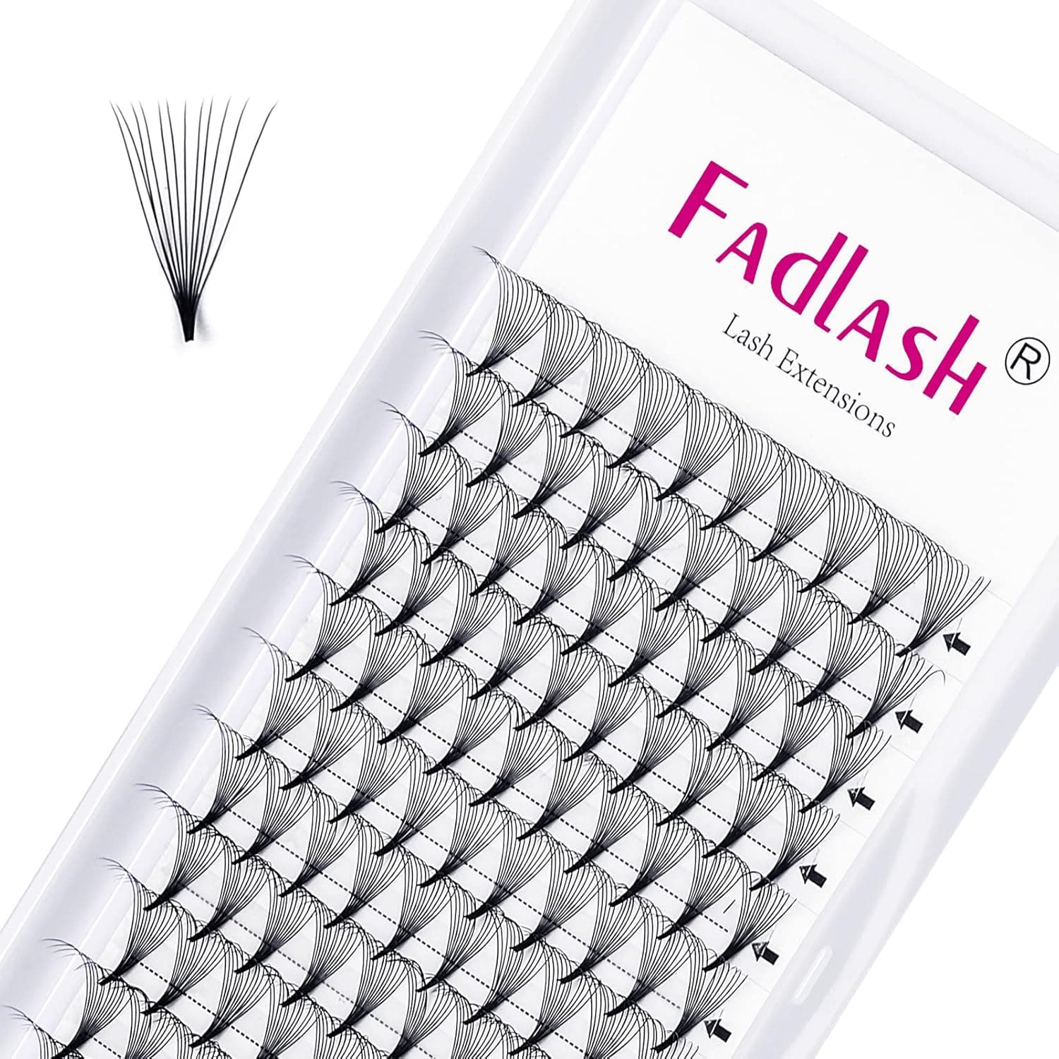 Eyelash Extensions Premade Fans Eyelash Extensions C CC D DD Curl Pointy Tip Pre Fan Eyelashes Premade Lash Extension Fans Volume Lash Extensions Pre Made Volume Lashes (12D-0.07D, 14mm)