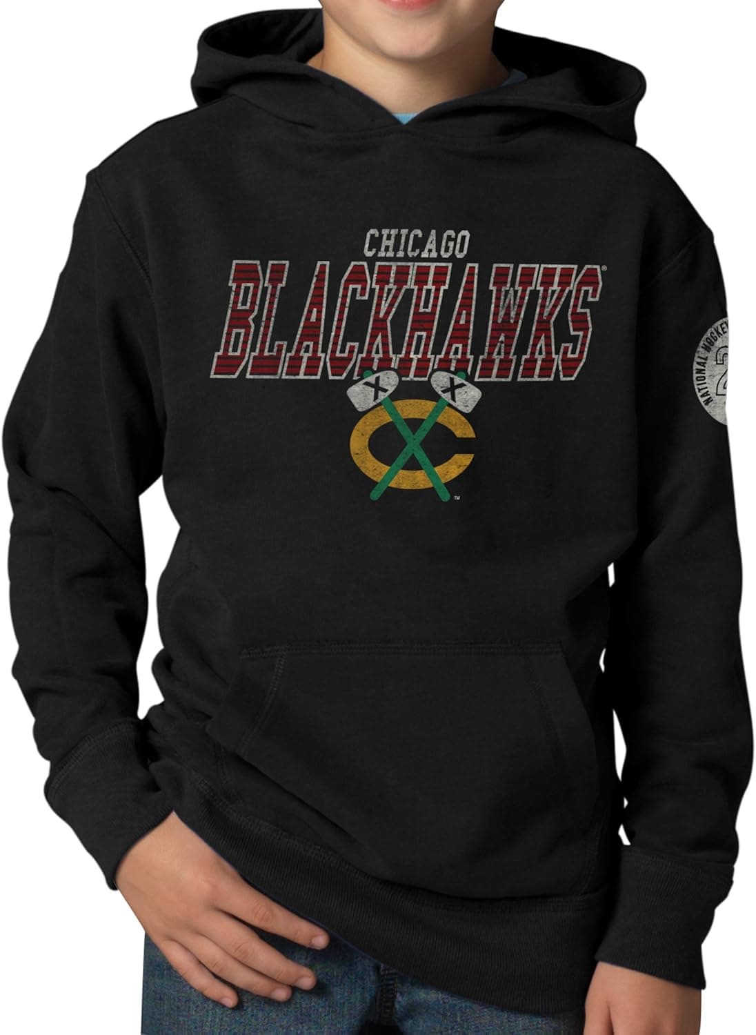NHL Chicago Blackhawks Kids Playball Hoodie Jacket