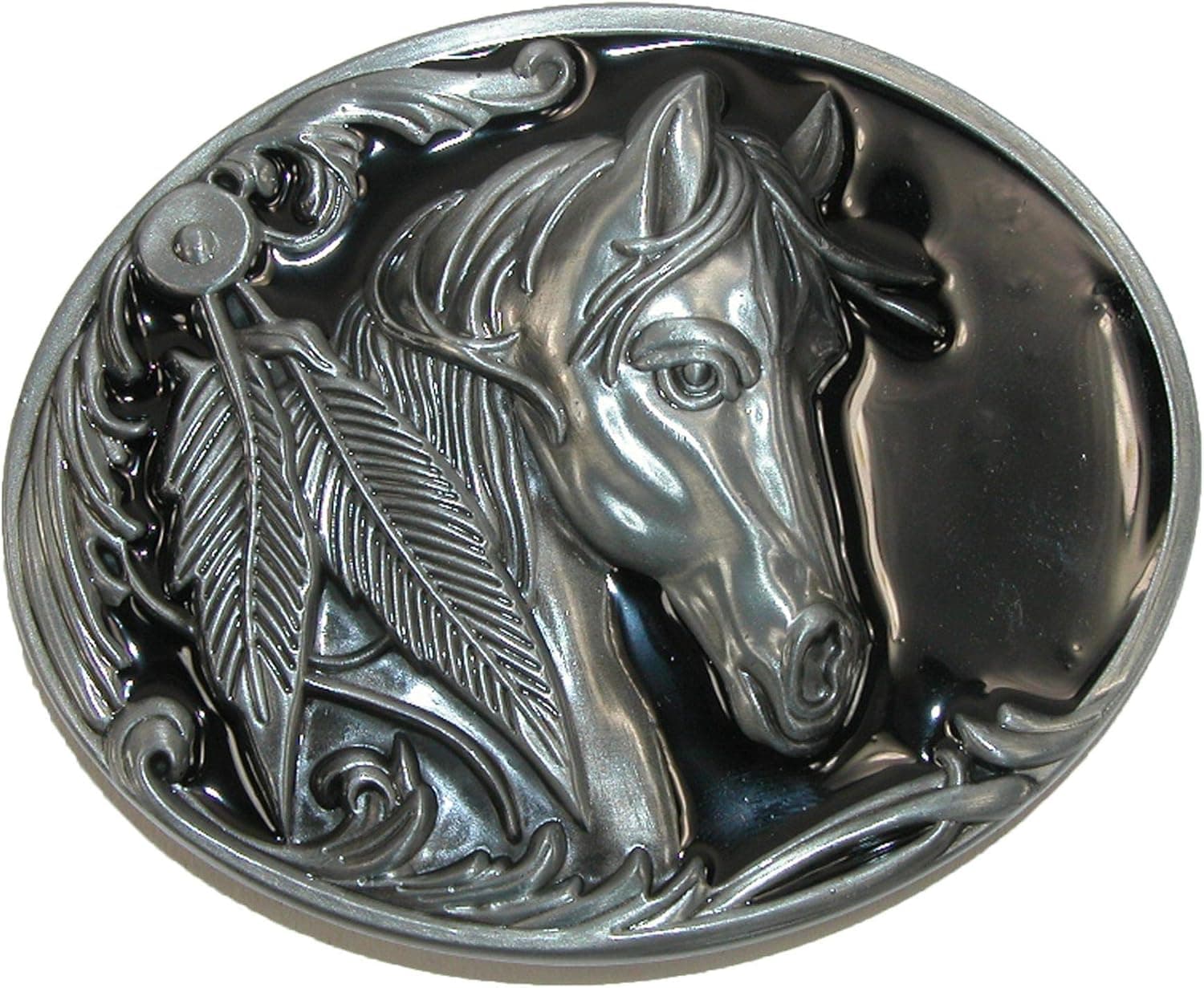 CTM® Women's Horse Belt Buckle