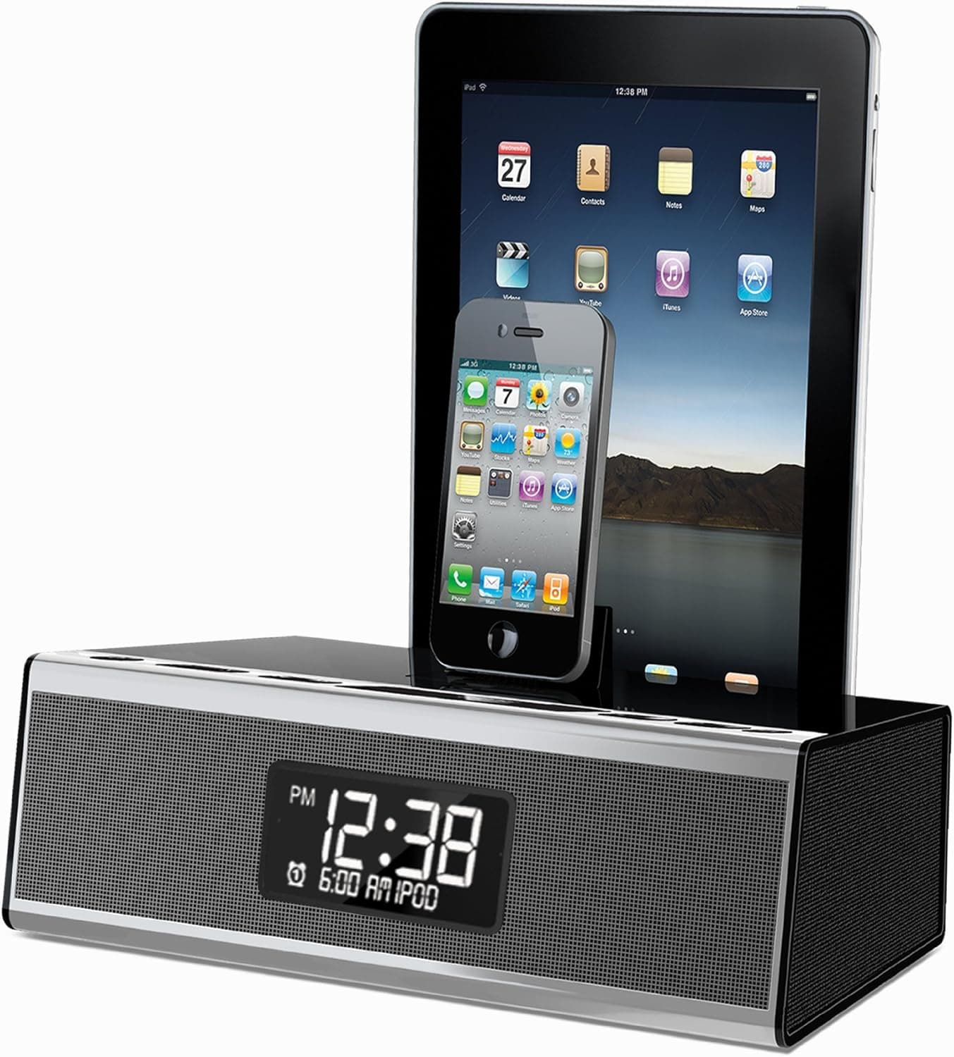 The Sharper Image ESI-B622 Relaxx Dual Bedside Audio Dock