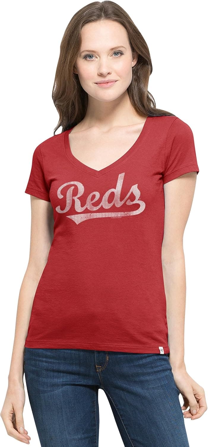 '47 MLB Women's Flanker MVP V-Neck Tee