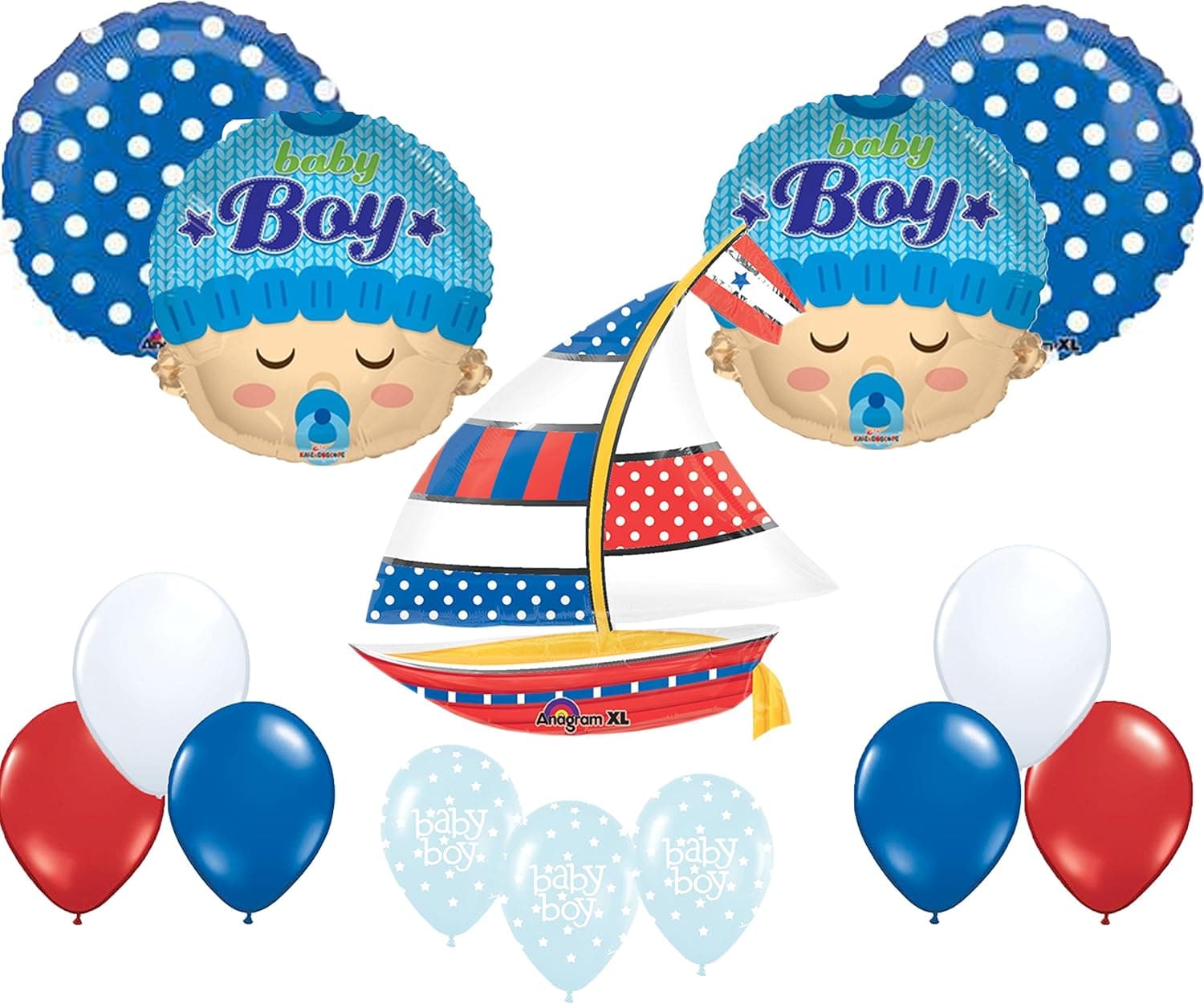 Nautical Baby Shower Balloon Decoration Kit
