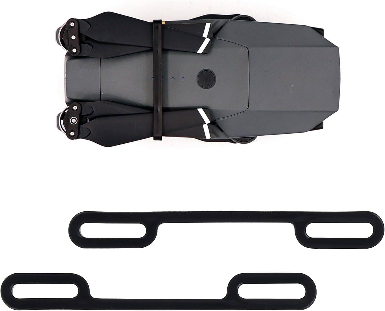 Honsky Quick Release DJI Mavic Pro Propeller Guard Fixator Blade Transport Strap Clip Stabilizer Protector Fixed Bracket Holder RC Quadcopter Drone Accessories, 2 Packs, Black, MPPFBLK01