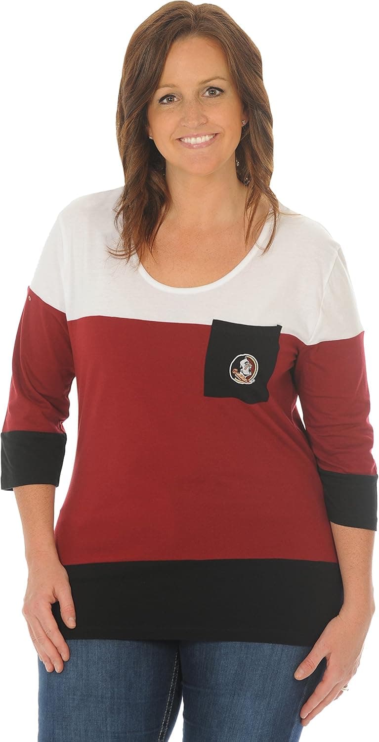 NCAA Women's Colorblock Top