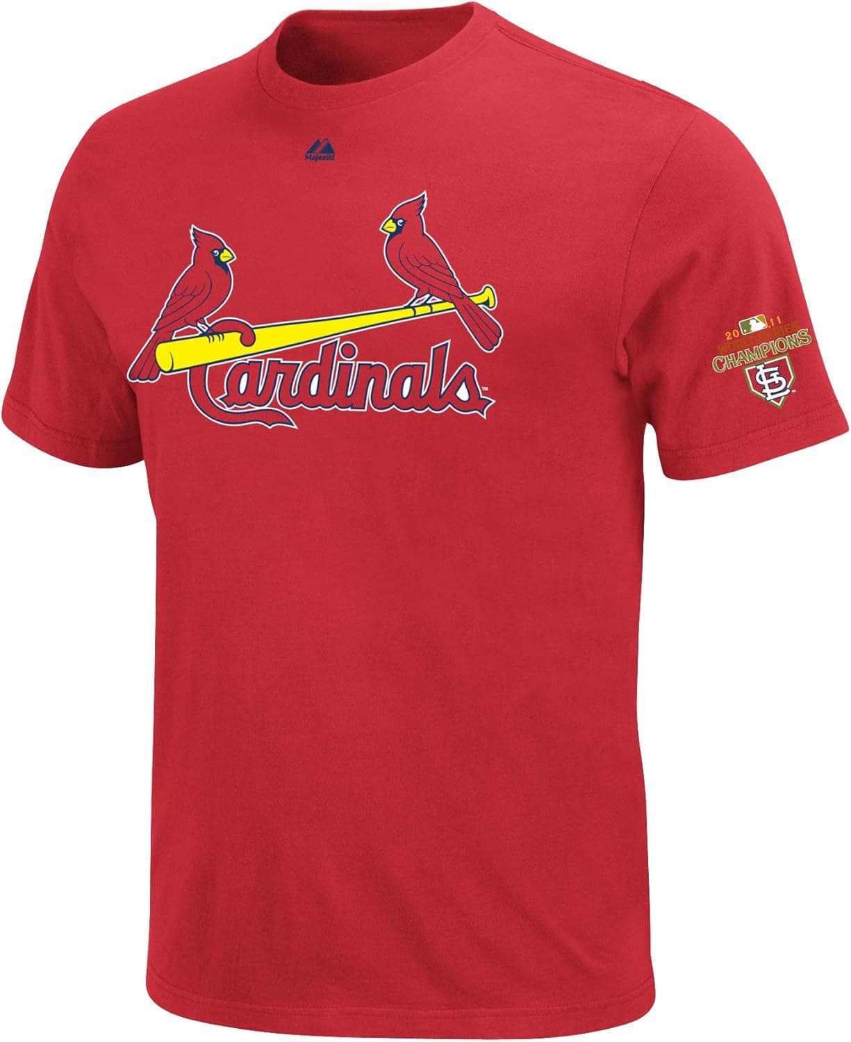 MLB St. Louis Cardinals Lance Berkman 2011 World Series Champions Name & Number T-Shirt Men's