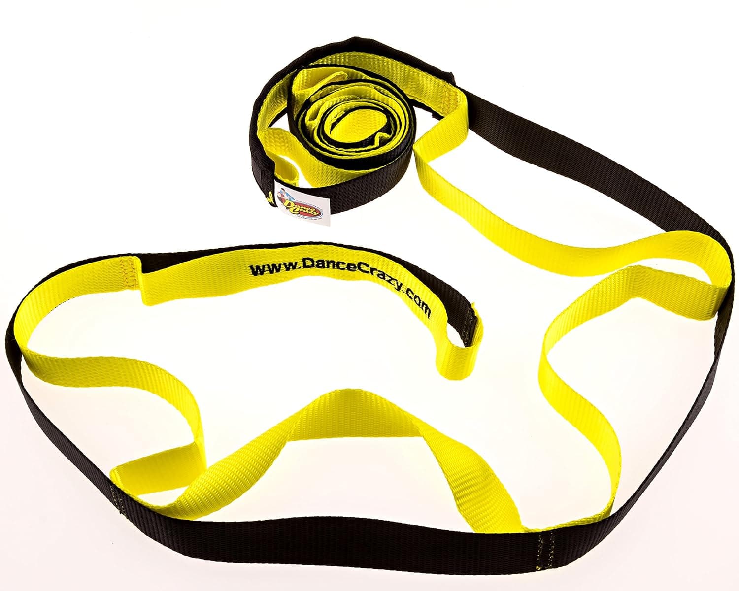 Dancecrazy Ultra Stretch Stretching Band (Yellow and Black)