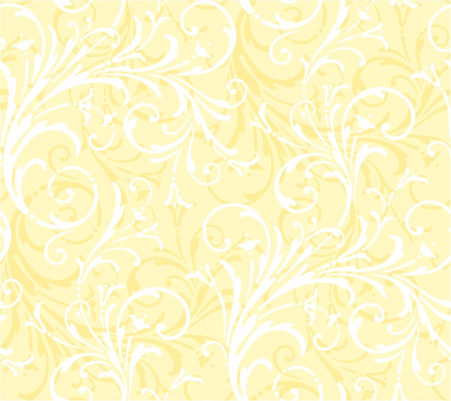 York Wallcoverings Just Kids KD1728 Layered Scroll Wallpaper, Yellows