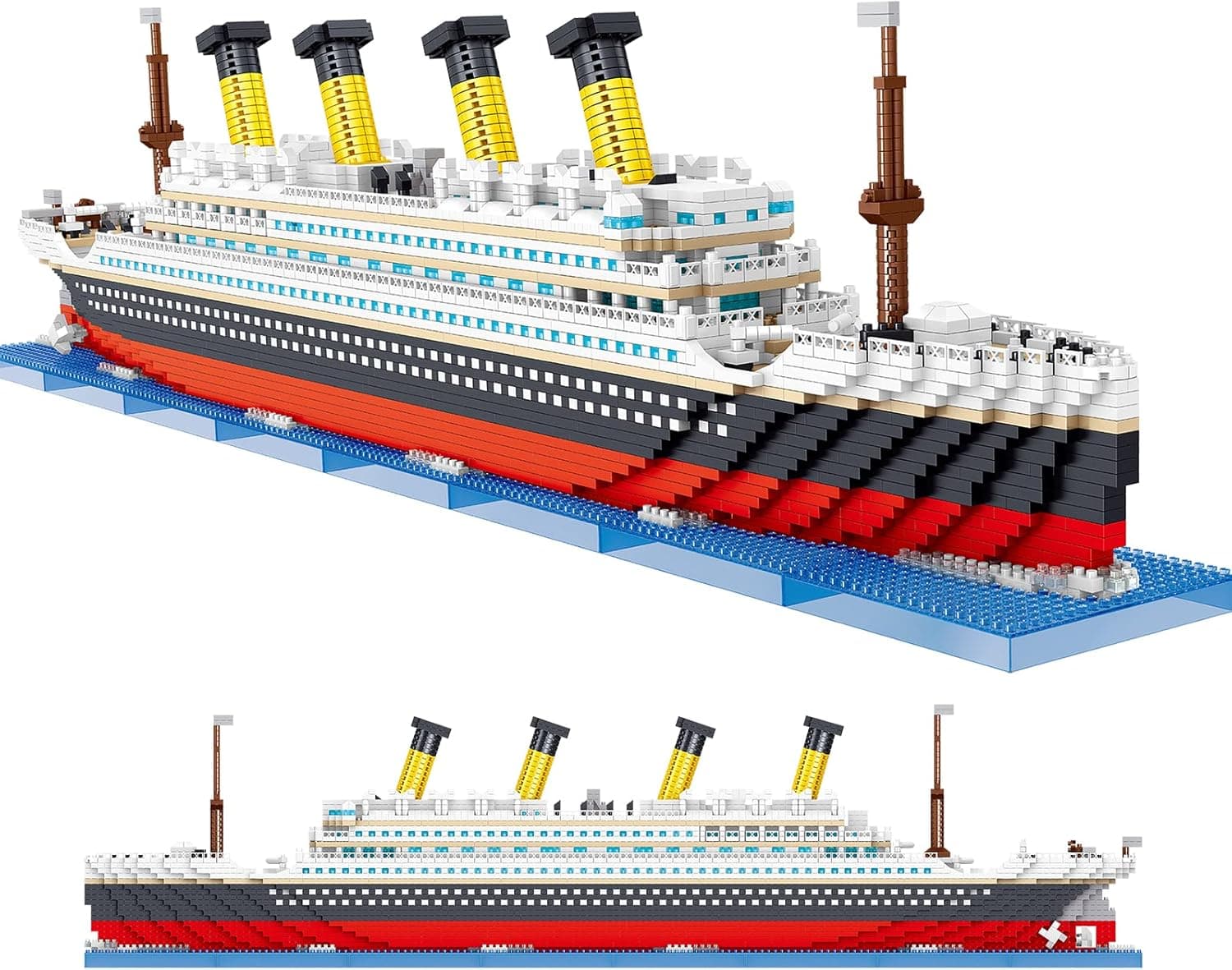 ELAICREE Titanic Ship Micro Mini Building Blocks Set, 4404 Pcs 3D Puzzle Sets DIY Educational Toys Gift for Adults and Kids…