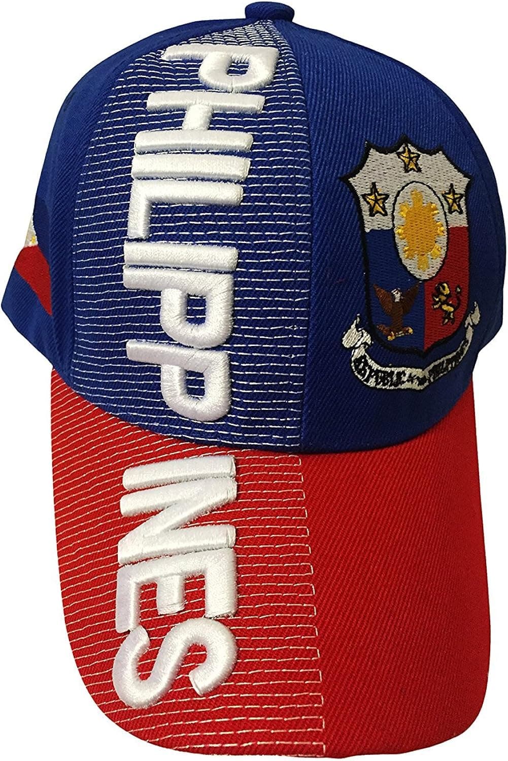 Baseball Caps Hats with Five 3D Embroideries – Countries of Asia & Africa