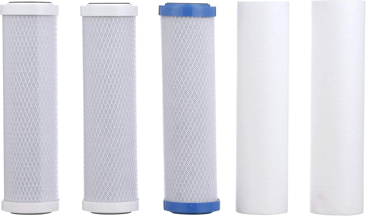 Watts Premier 500124 Annual Water Filter Replacement Pack, 5 Piece Set, White/Blue