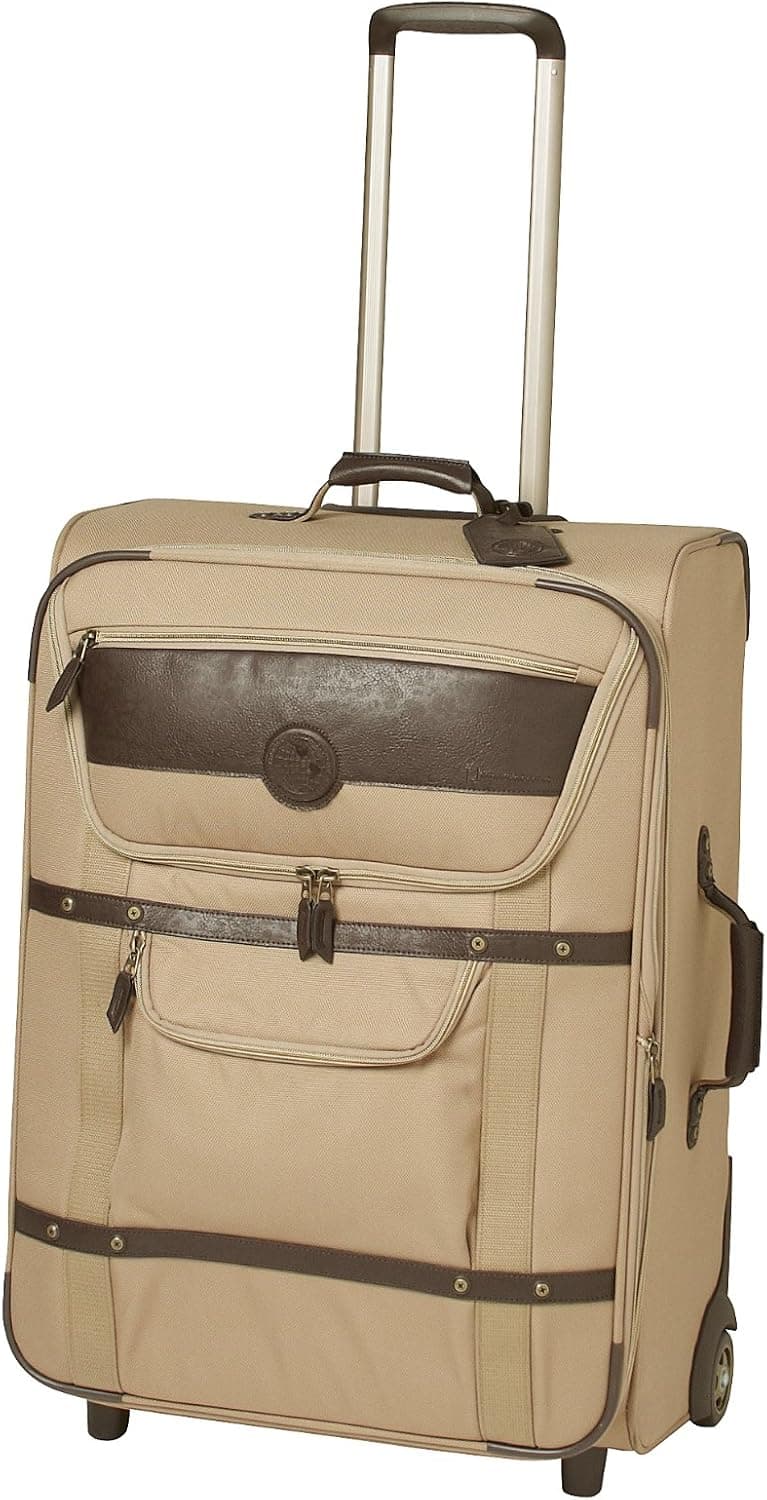 National Geographic Luggage Kontiki Expandable Rollaboard, Khaki, One Size