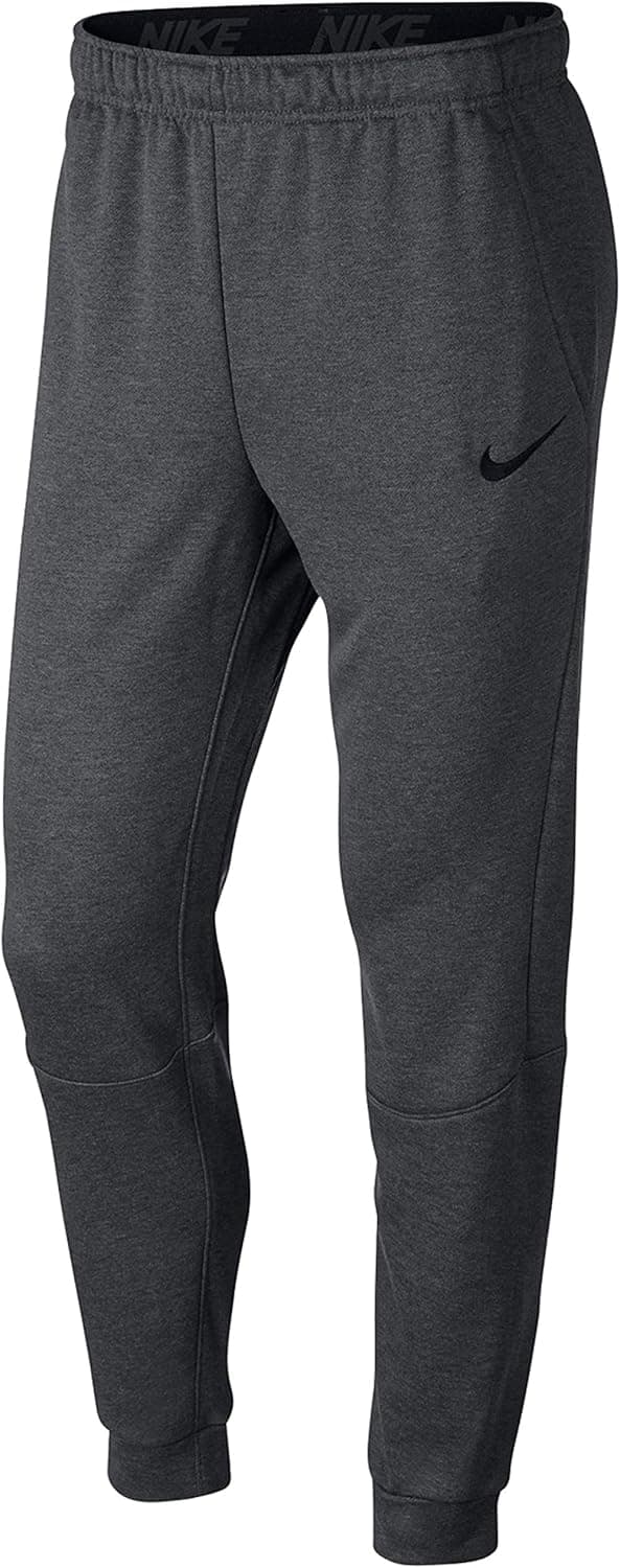 Nike Mens Tapered Therma Training Sweatpants (Large, Carbon Gray/Black)