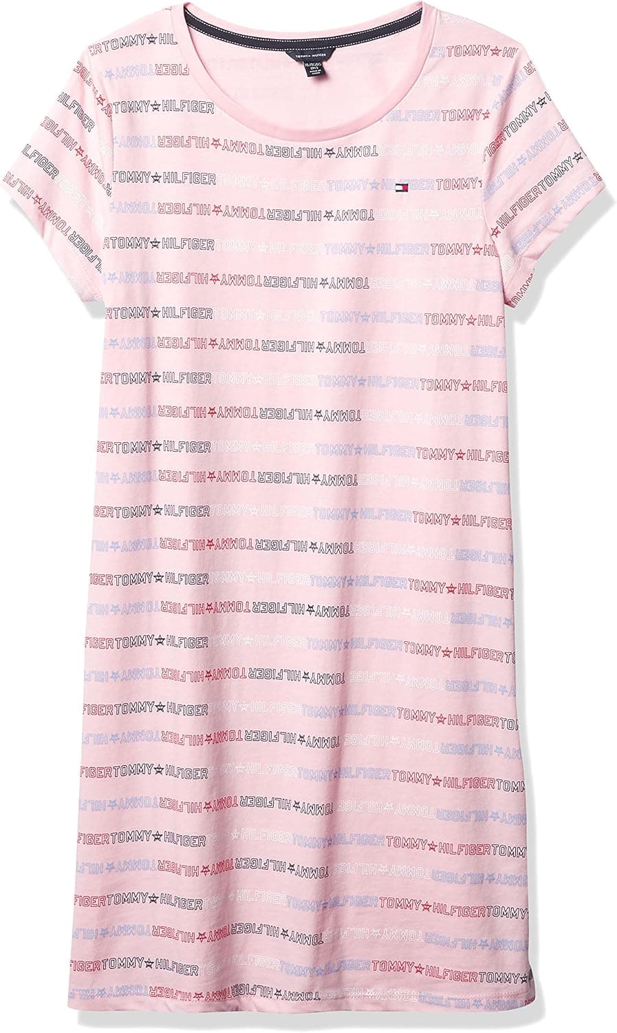 Tommy Hilfiger Girls' Short Sleeve T-Shirt Dress