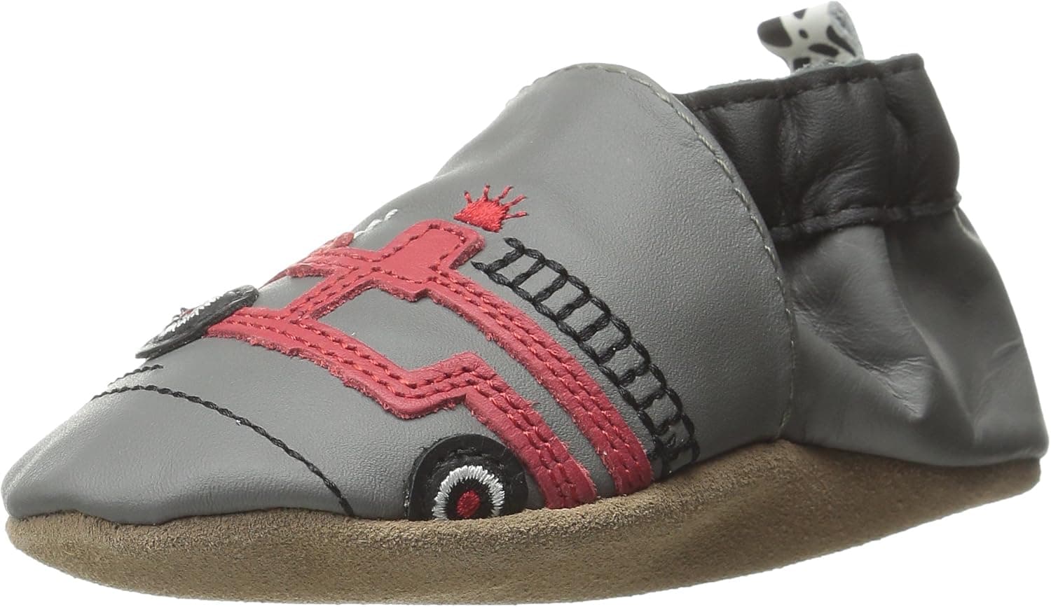Robeez Friendly Firetruck Crib Shoe (Infant)
