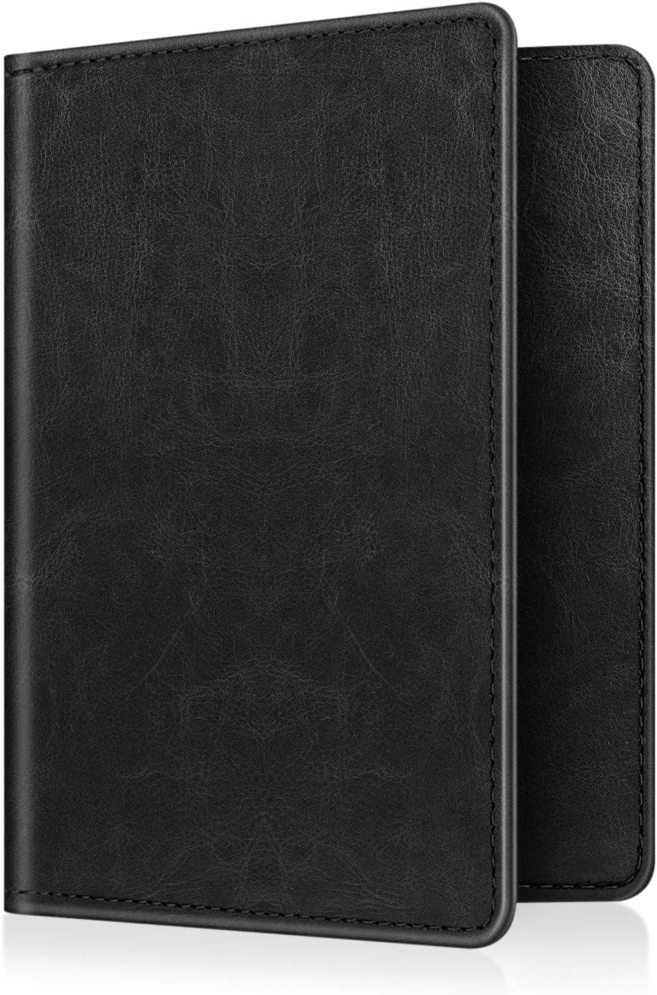 Fintie Passport Holder Travel Wallet RFID Blocking PU Leather Card Case Cover, Vintage Black