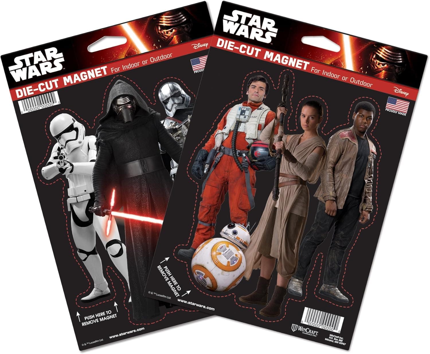 WinCraft Star Wars Die-Cut Magnet, Multi