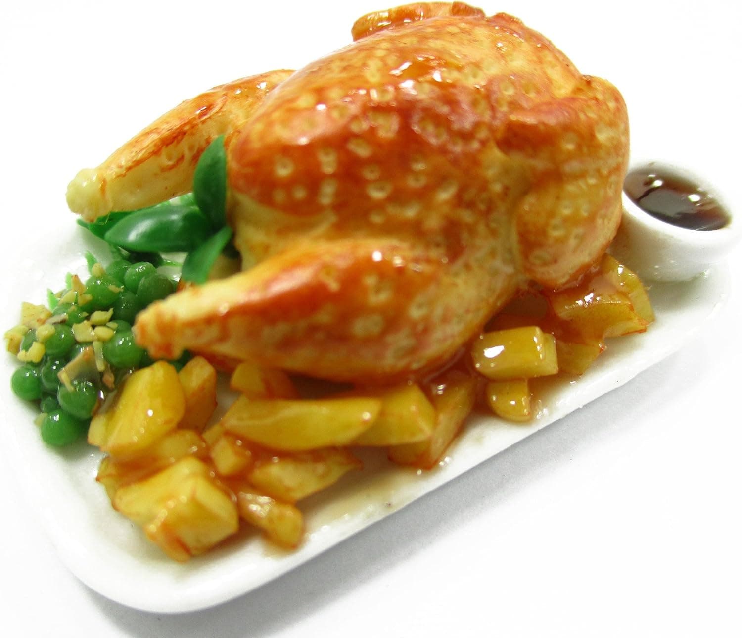 Dollhouse Miniatures Christmas Food Roast Turkey Holiday Thanksgiving 1:6 Compatible with Barbie 13954