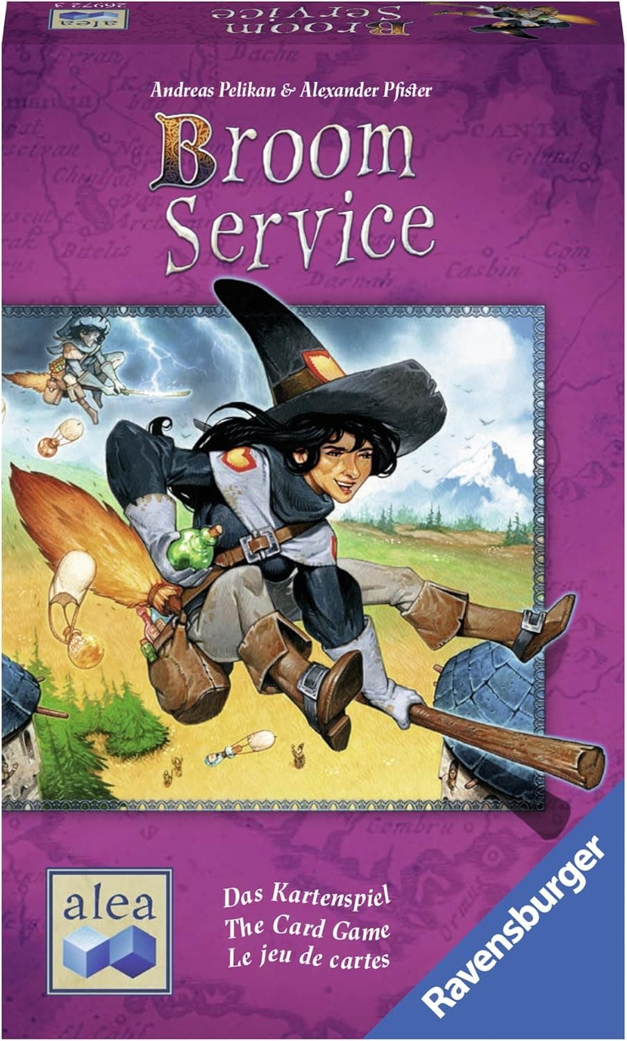 Ravensburger Broom Service Card Game for Ages 8 & Up - Push-Your-Luck Card Game Based On The Popular Board Game