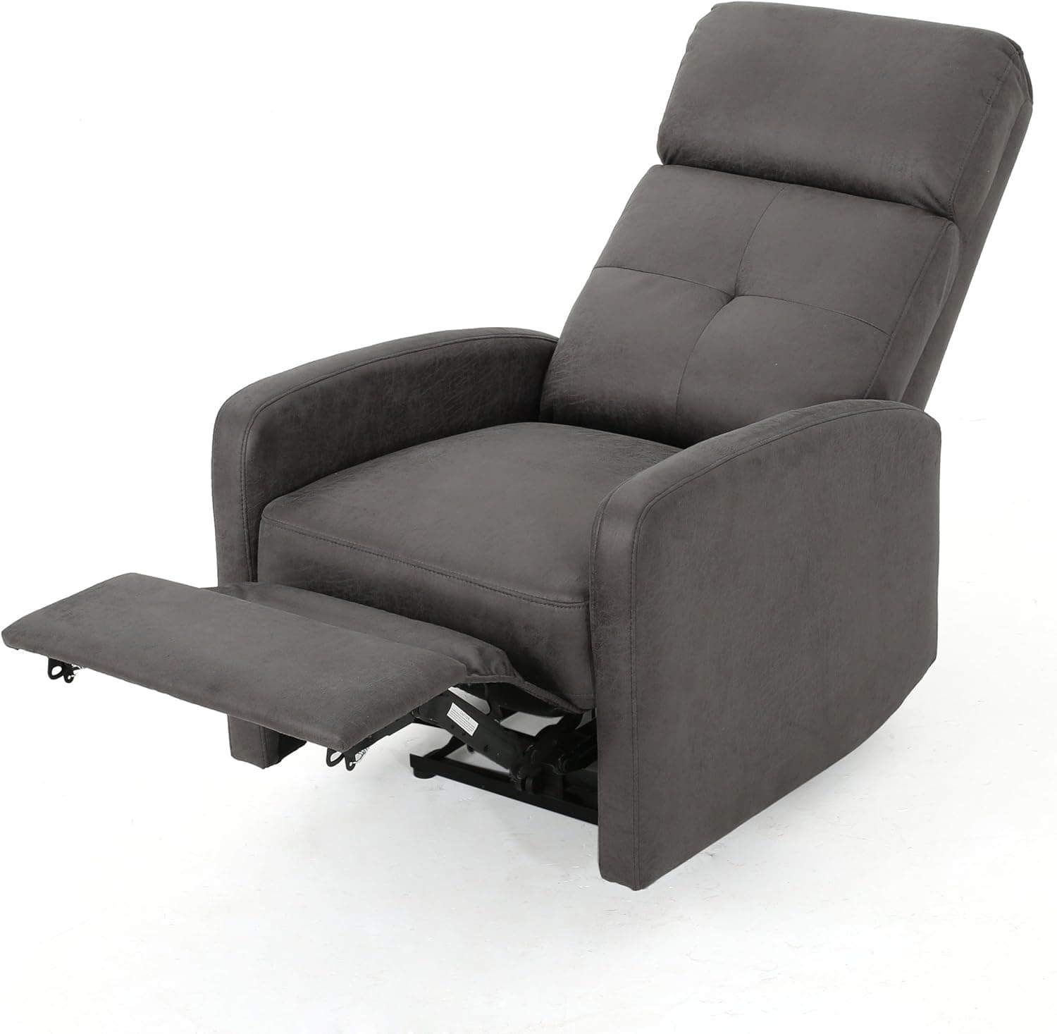 GDFStudio Nero Contemporary Navy Blue Fabric Power Recliner (Slate)