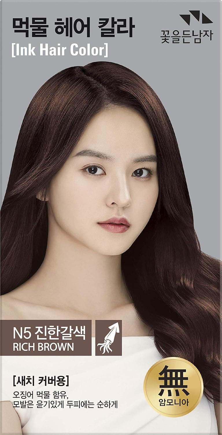 SQUID INK HAIR COLOR CREAM 100g+100g(RICH BRONW N5)