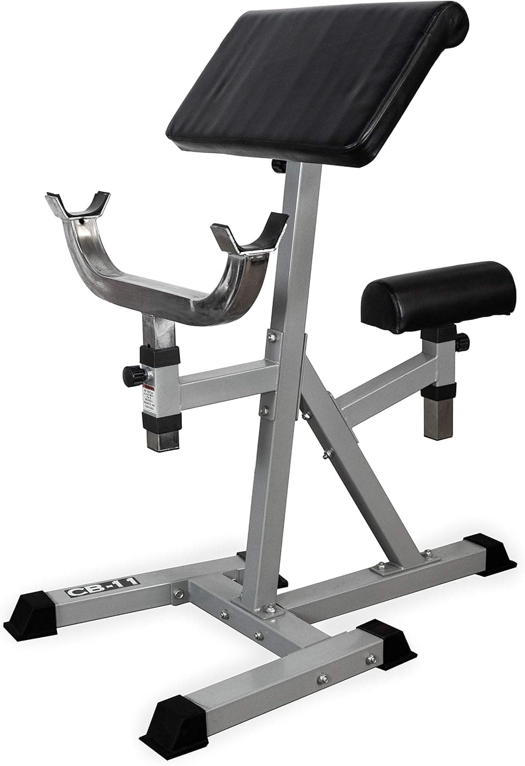 Valor Fitness CB Preacher Curl Bench for Bicep Curl Support Meant for Curling with EZ Curl Bar (Sold Separately)
