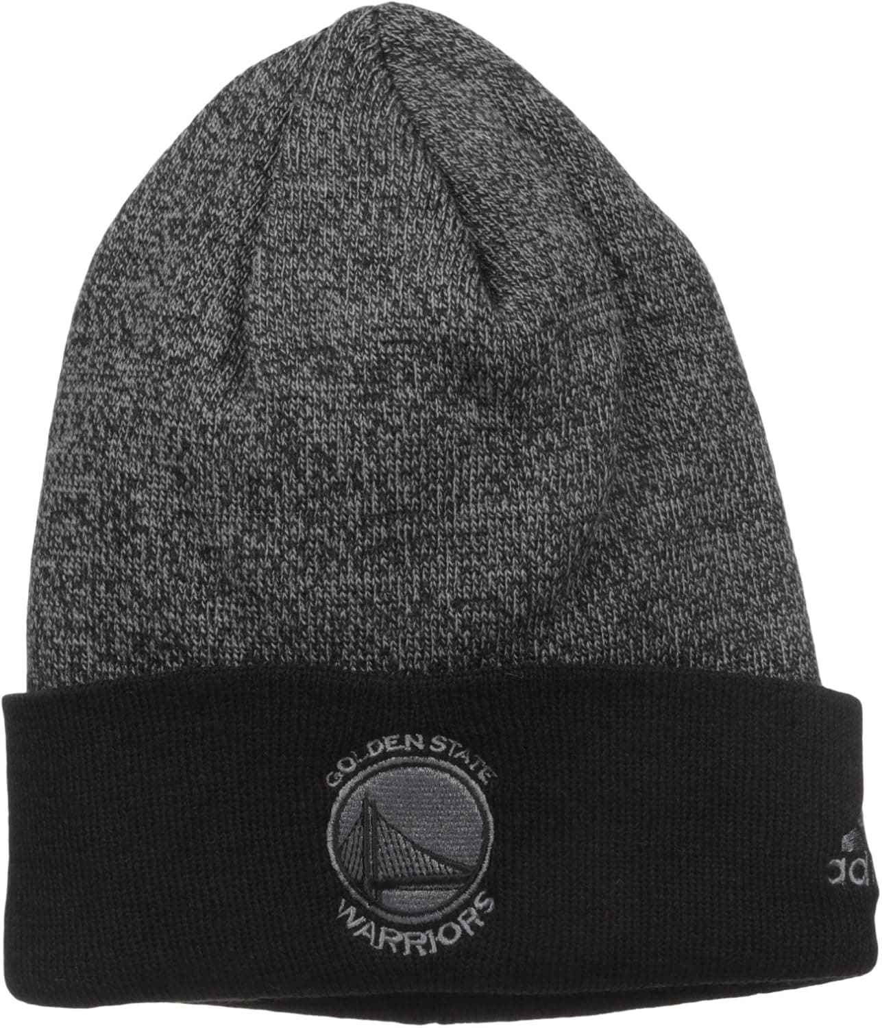 NBA Golden State Fanwear Cuffed Pom Knit , One Size ,Black