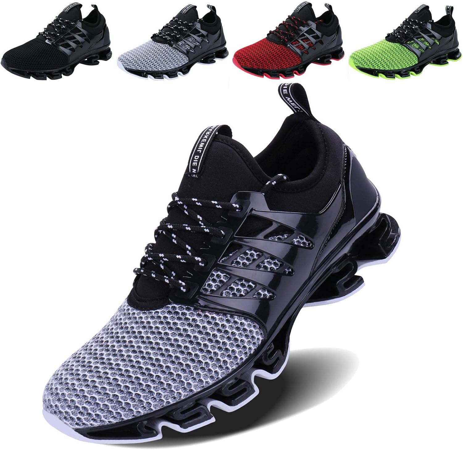 VOEN Mens Casual Walking Shoes Blade Outdoor Sport Sneakers Mesh Breathable Fashion Shoe