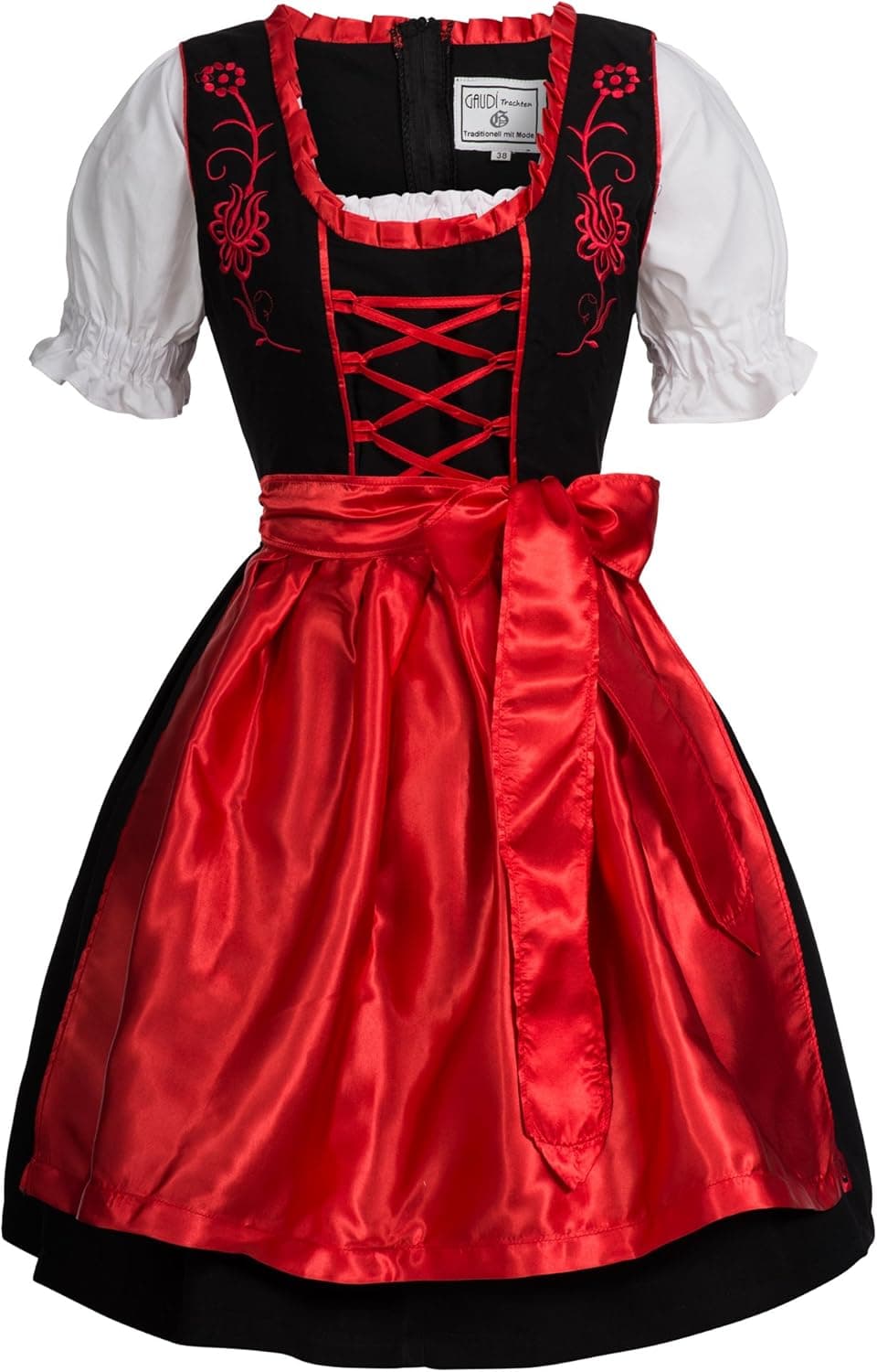 Gaudi-leathers Women's Set-3 Dirndl Pieces Embroidery