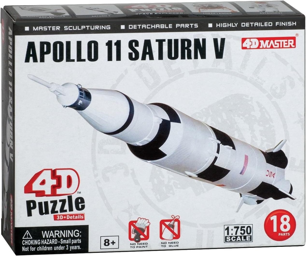 Saturn V Rocket 4D Puzzle