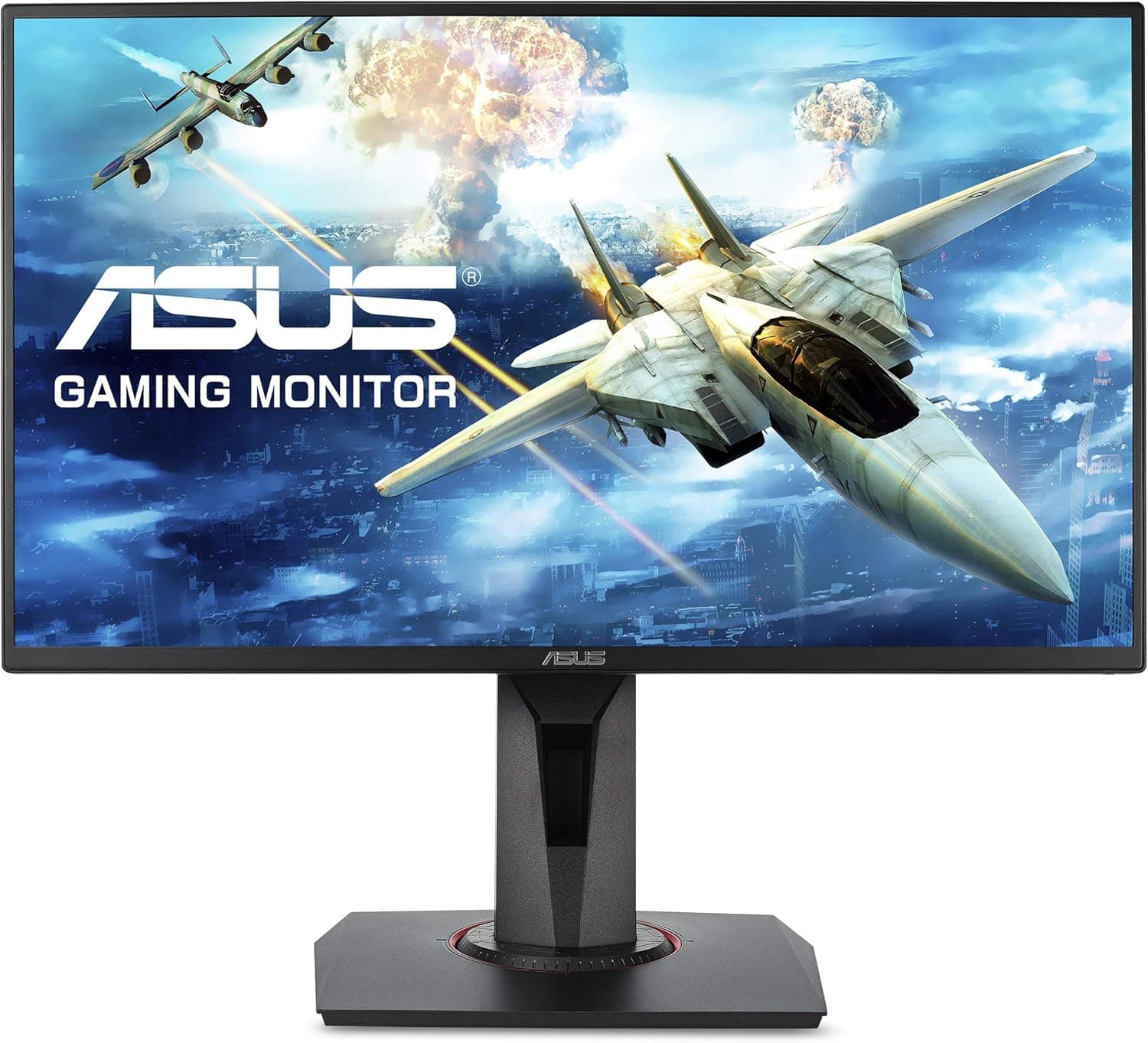 Asus VG258Q 24.5" Full HD 1080P 144Hz 1ms DP HDMI DVI Eye Care Gaming Monitor with Adaptive Sync, Black (Renewed)