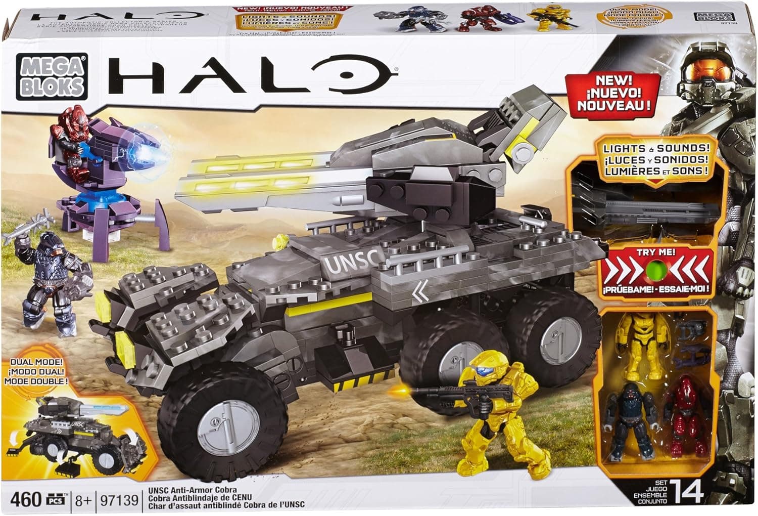 Mega Bloks Halo UNSC Anti-Armor Cobra