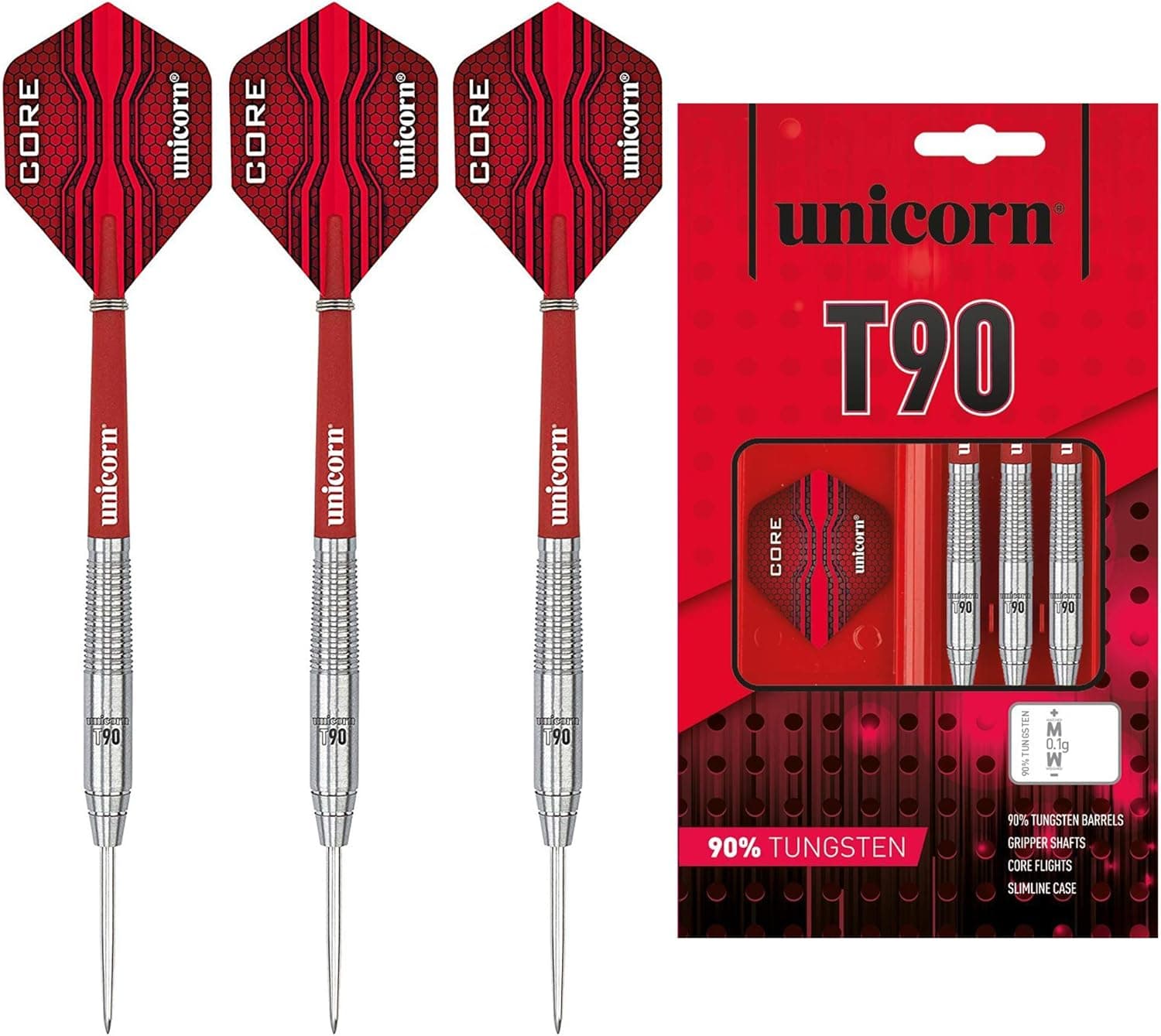 Unicorn Core XL T90 Style 90% Tungsten Darts