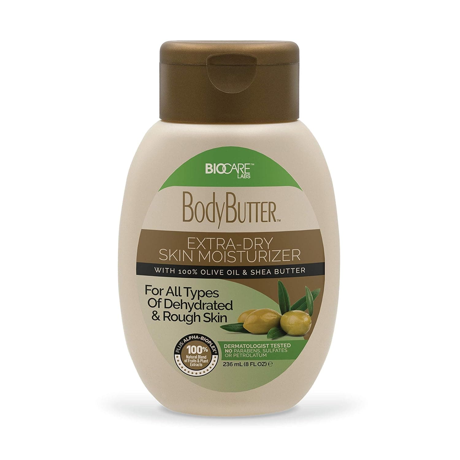 Body Butter with Olive Oil & Shea Butter 8 Fl Oz (Pack of 1)