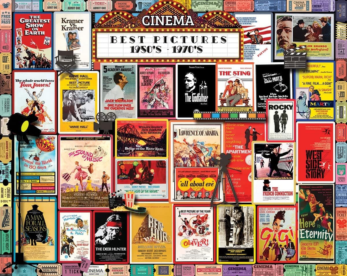 White Mountain - Best Pictures,1000 Piece Jigsaw Puzzle, Movie Puzzle, Cinema Puzzle