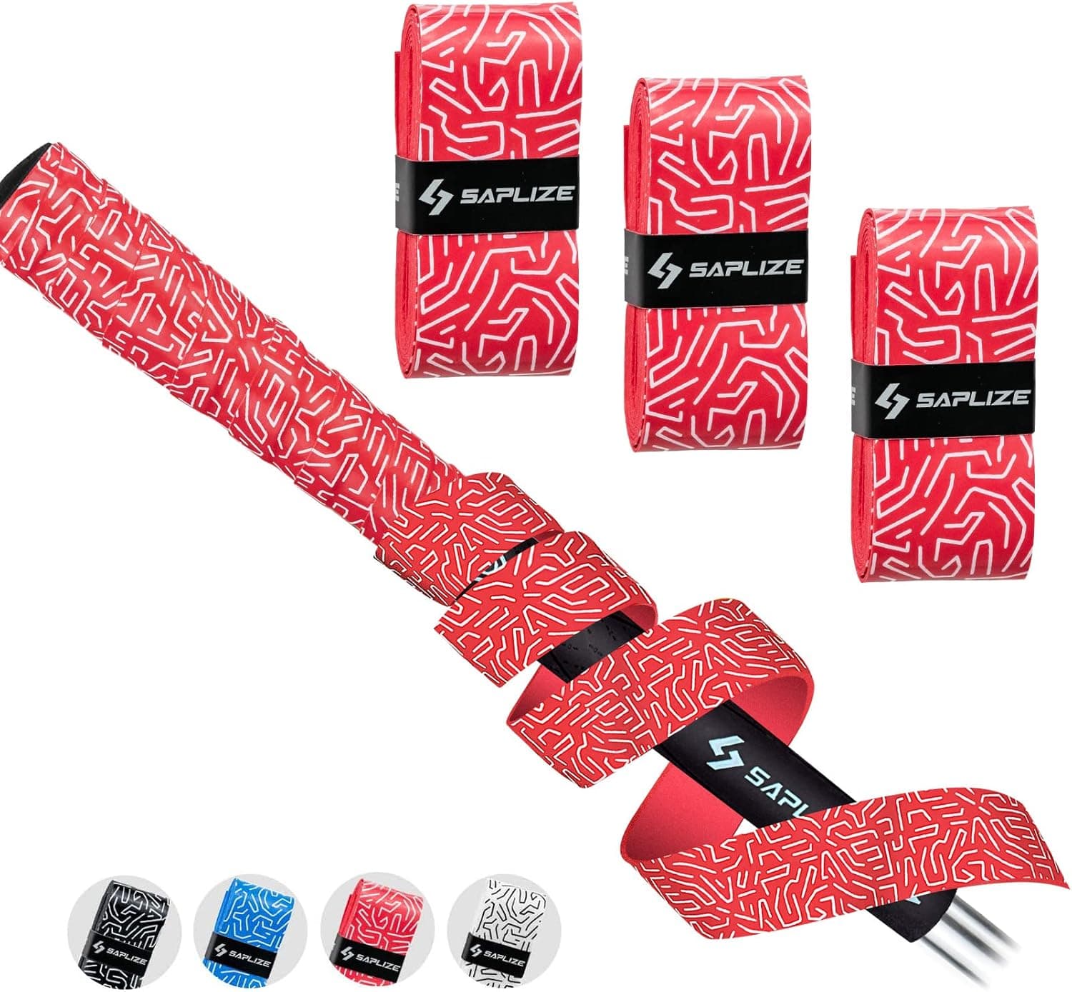 SAPLIZE Golf Grip Wrapping Tapes, 3 Or 15 Pack Tacky PU Overgrip Tapes, New Regripping Solution for Golf Club Grips