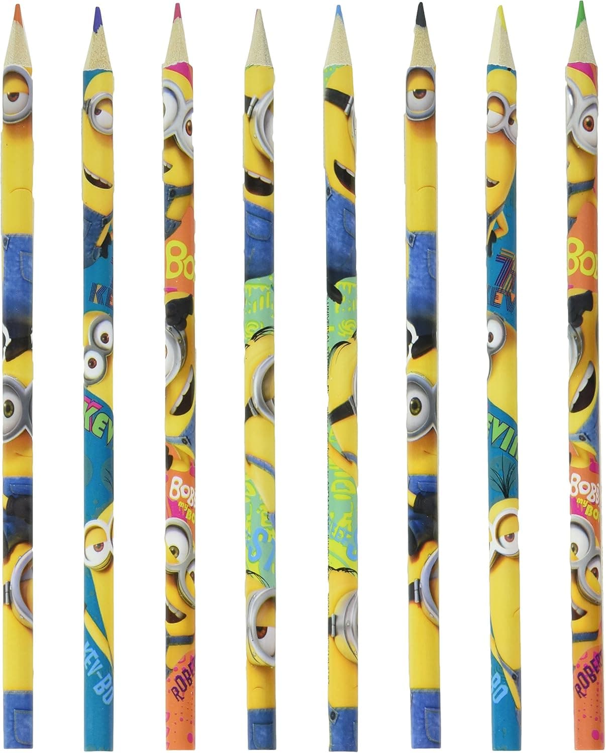 DreamWorks Despicable Me Minions Colored Wood Pencils