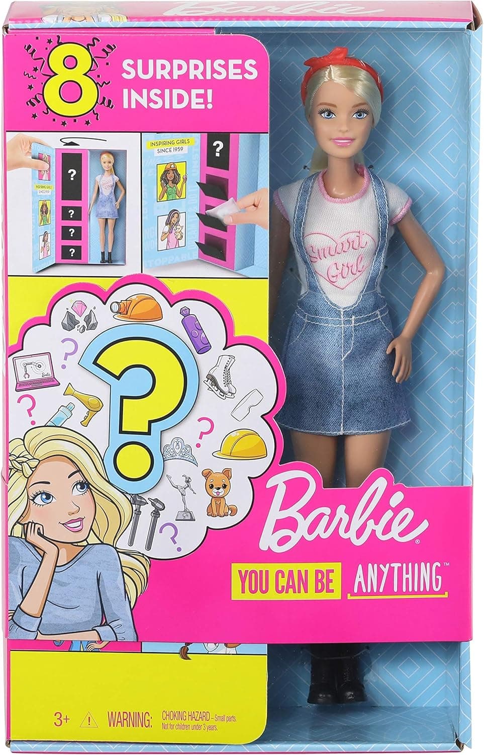 Barbie Surprise Doll, Blonde with 2 Career Looks and Accessories