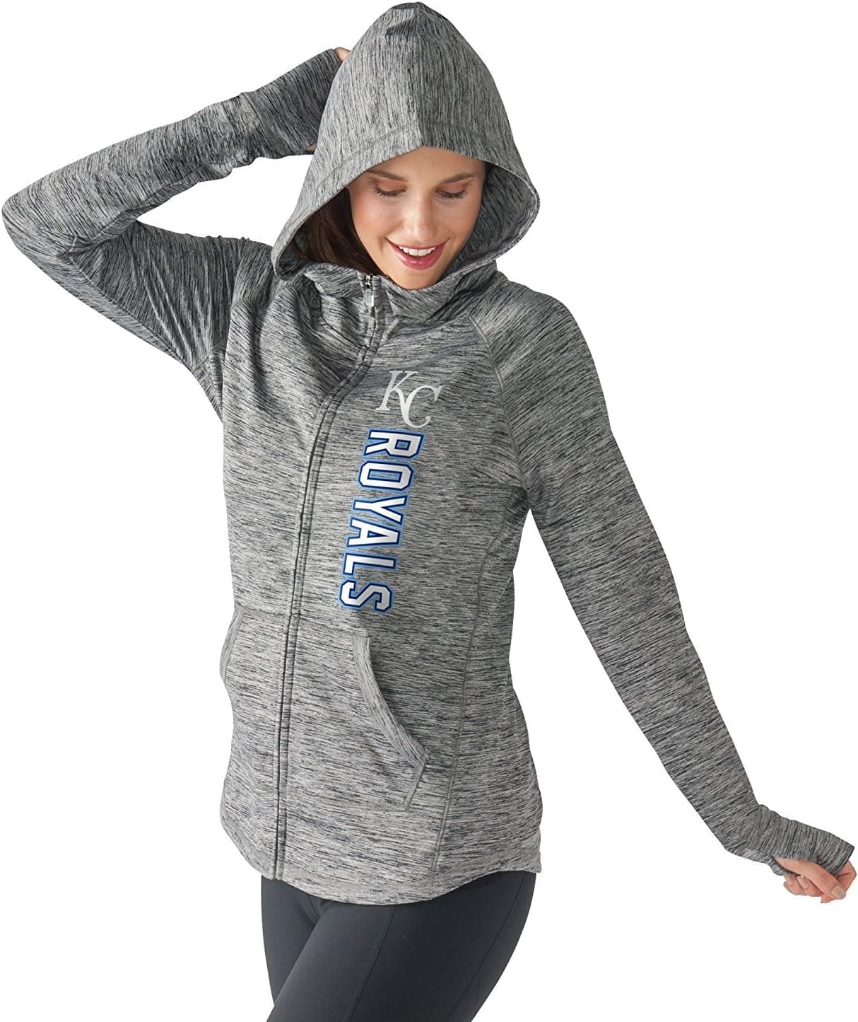 GIII For Her Kansas City Royals Women's MLB Recovery Full Zip Hoodie
