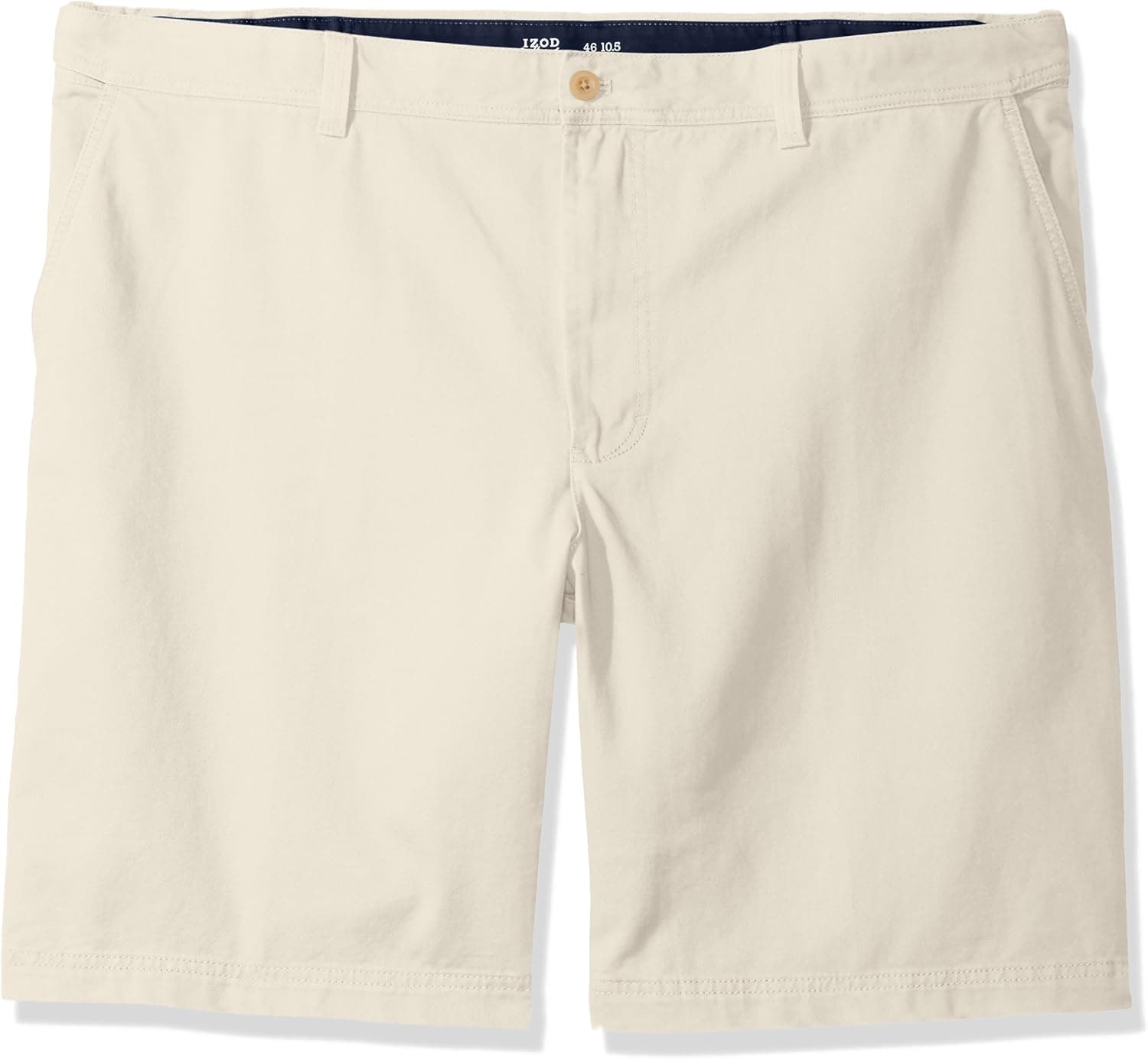 IZOD Men's Big & Tall Big and Tall Saltwater 10.5" Flat Front Chino Short