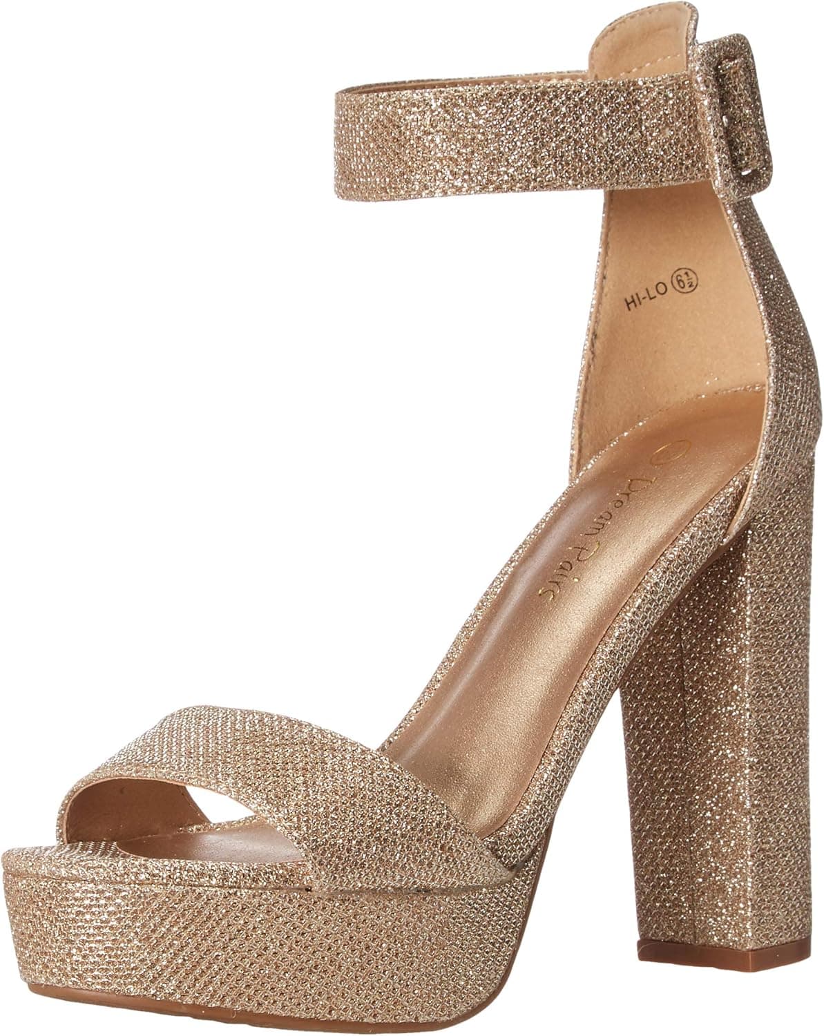 DREAM PAIRS Women's Hi-Lo High Heel Platform Pump Sandals
