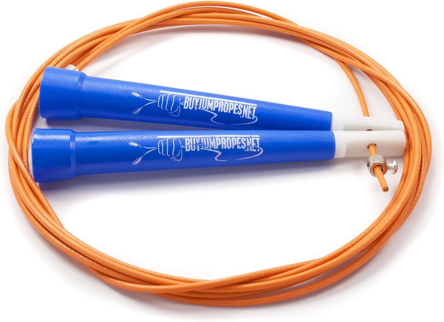 Ultra Speed Jump Rope for Crossfit Double Unders - Versatile Cable Speed Rope : : Fully Adjustable Length (Blue/Orange)