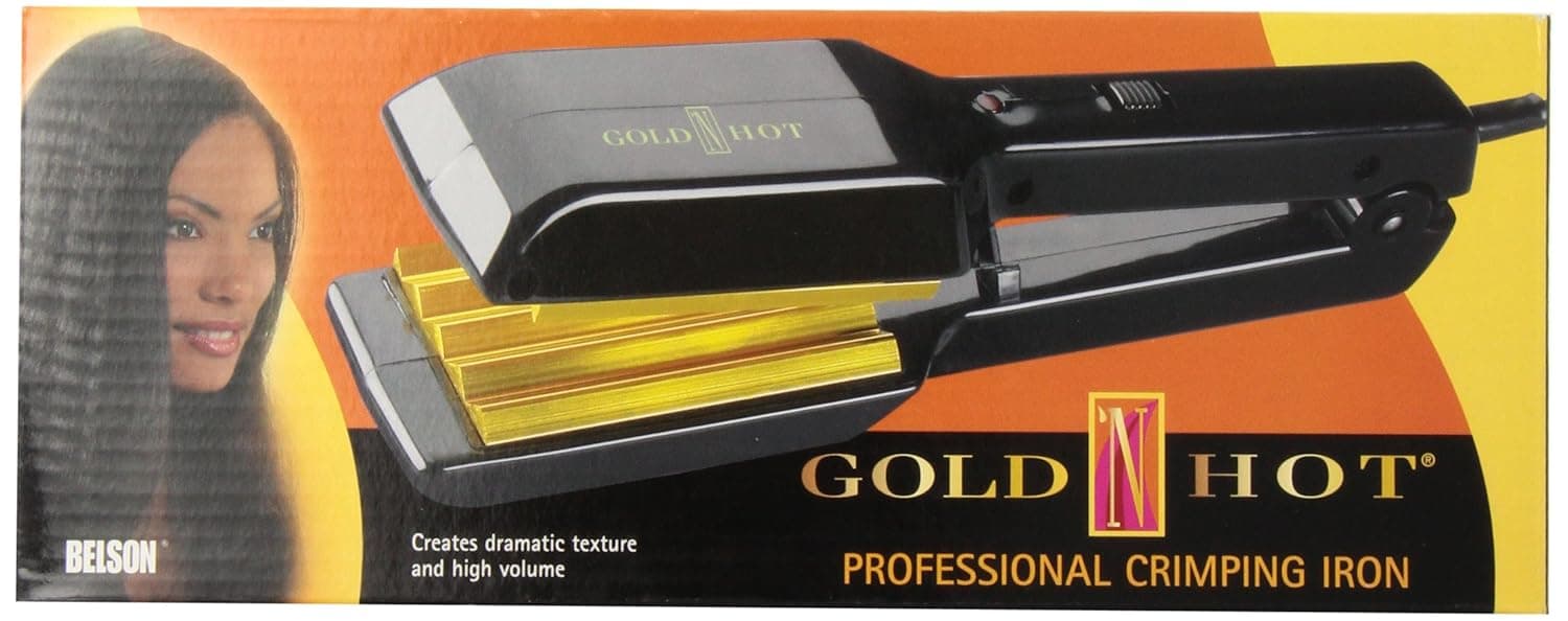 Gold 'N Hot GH9276 Professional Crimping Iron, 2"