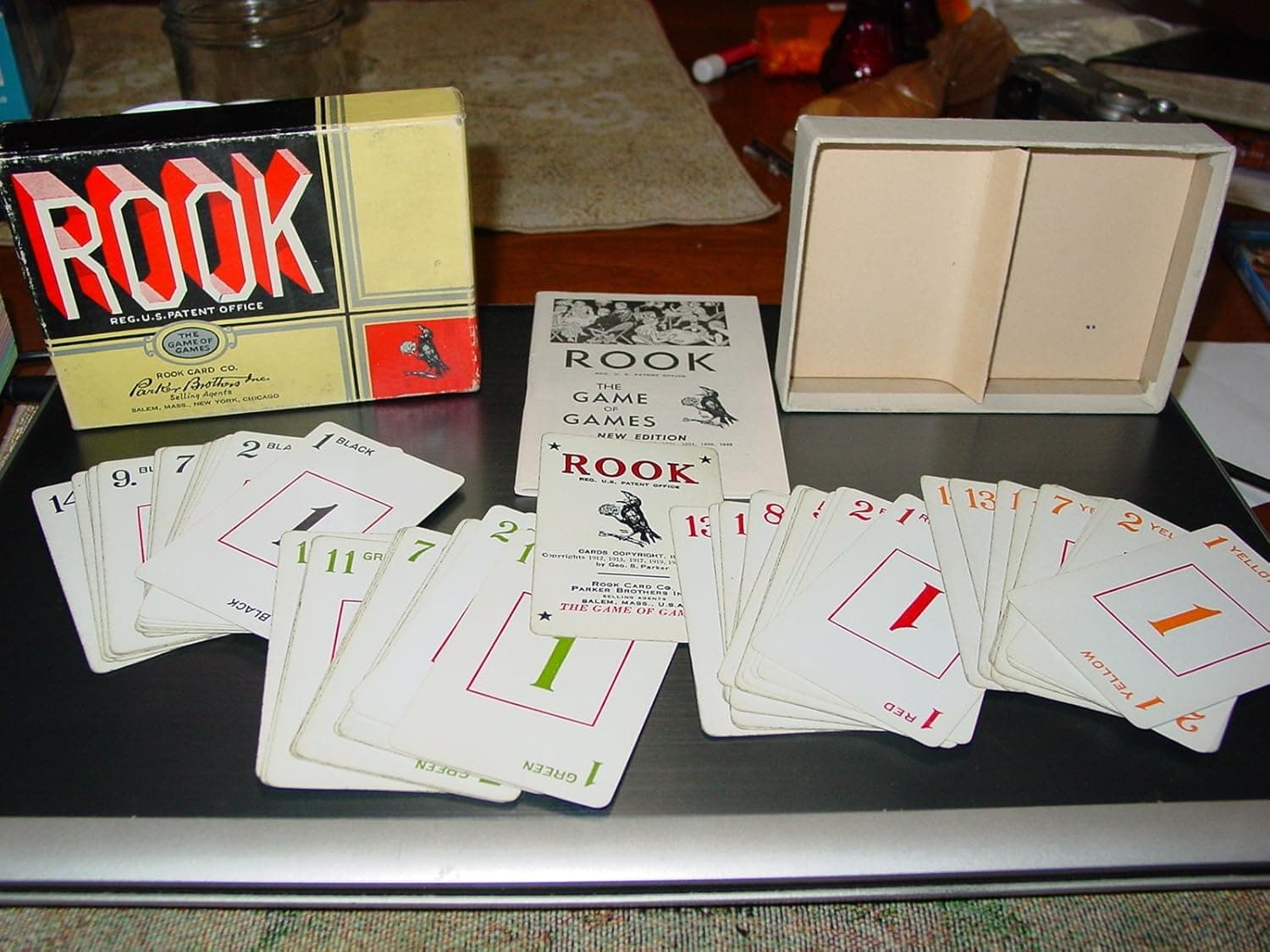 Vintage Rook Card Game (Two compartment box)