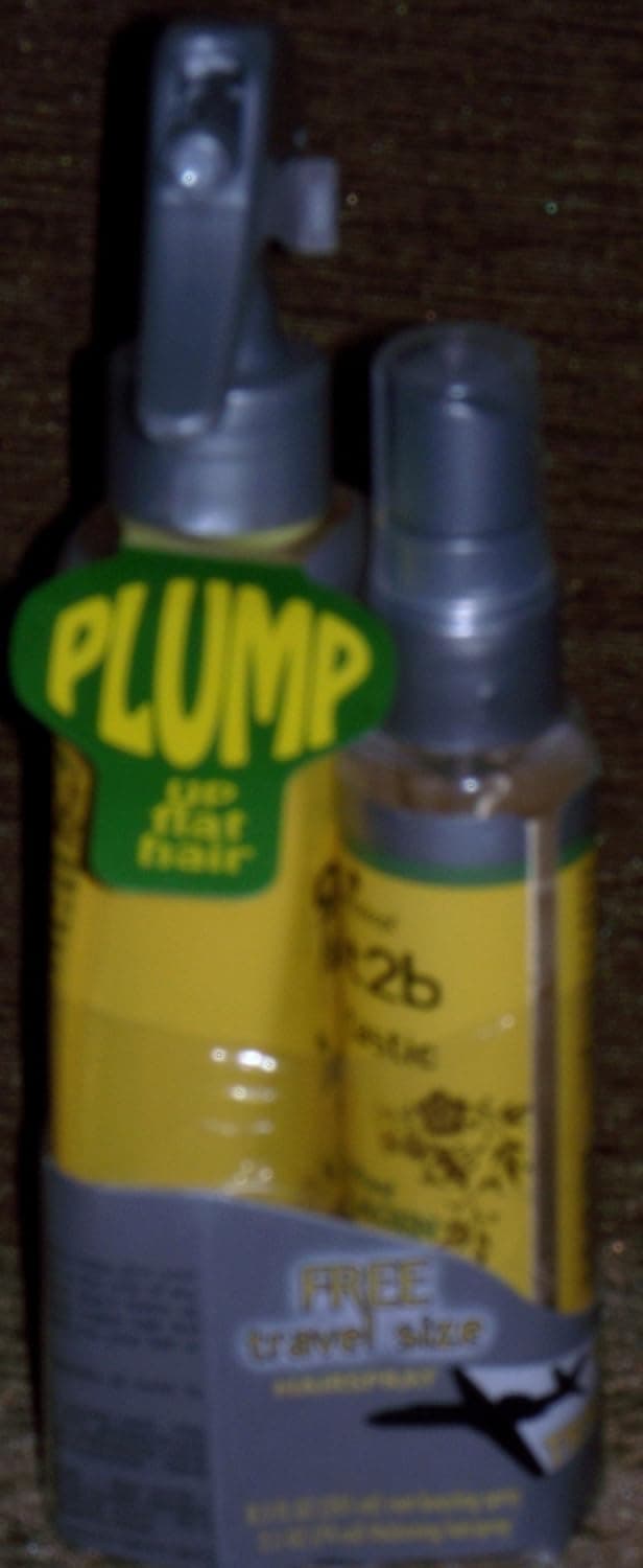 Got2b Fat-tastic PLUMP Up Flat Hair, Instant Collagen, World Travel Kit: Mega-Lift Root-Boosting Spray 6 Oz. & Thickening Non-Aerosol Hairspray 2.5 Oz.