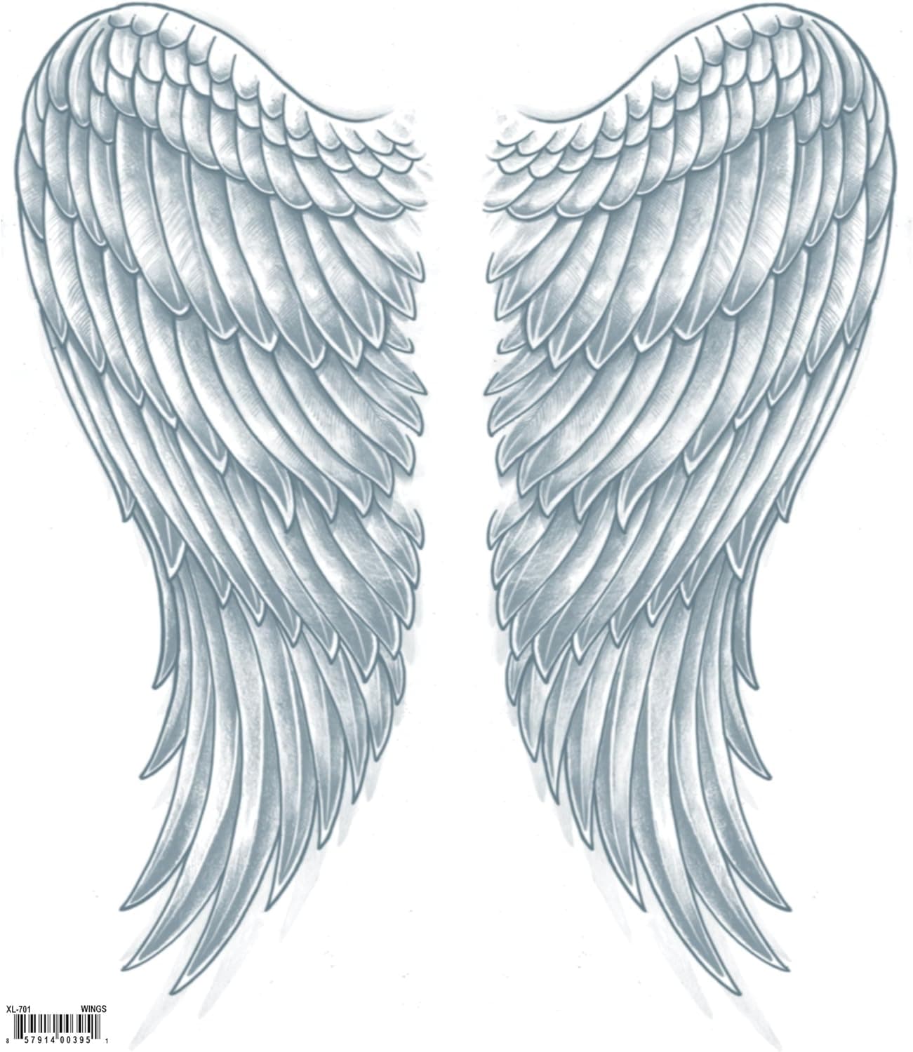 Tinsley Transfers Wings Extra Large Tattoo
