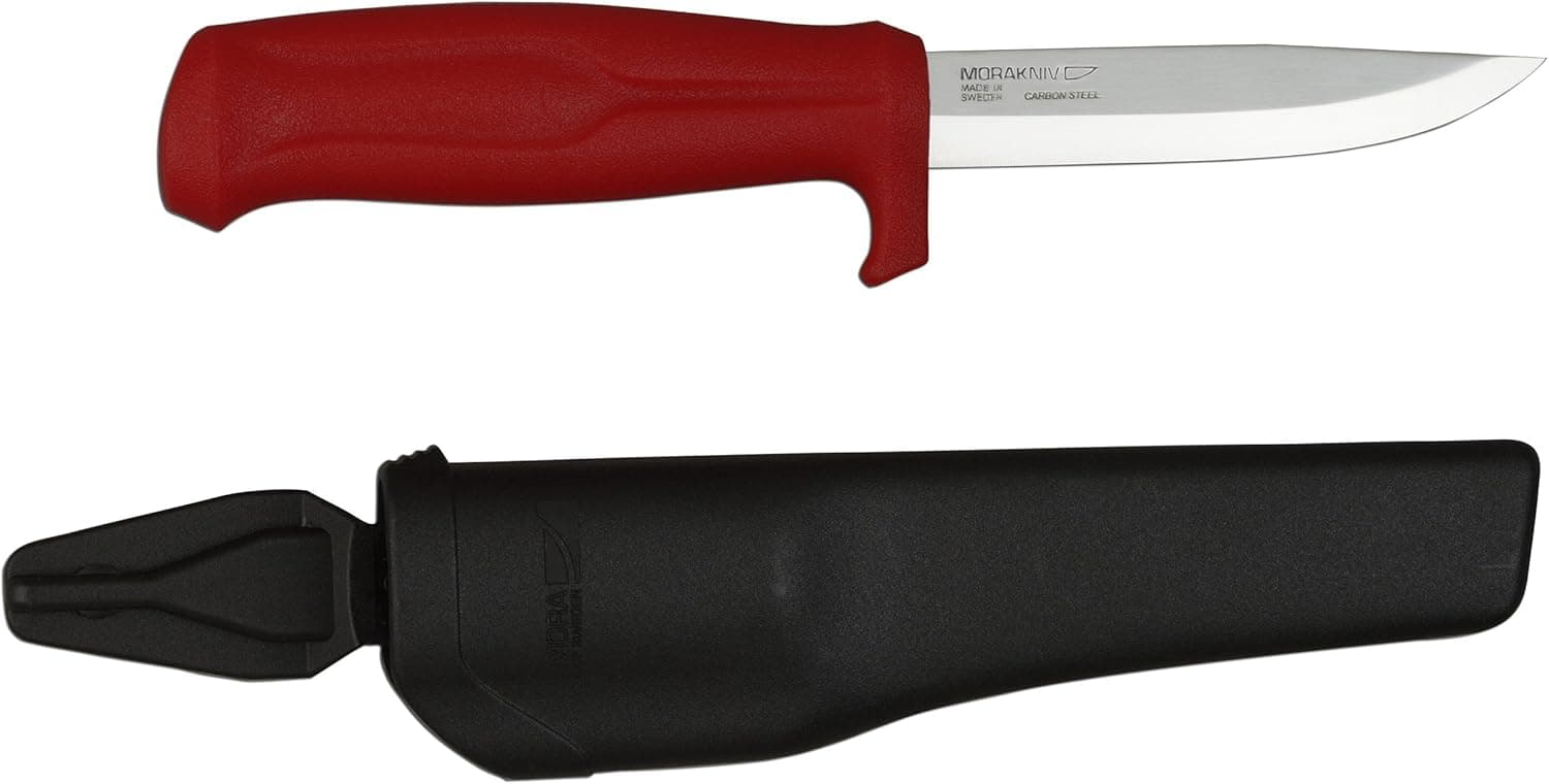 Morakniv Craftline Q Fixed Blade Utility Knife w/3.8" Carbon Steel Blade