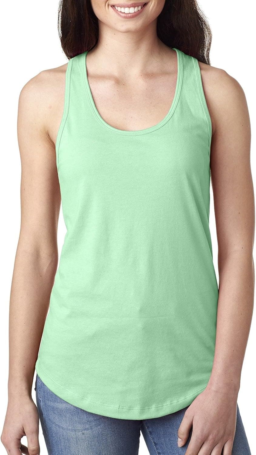 Next Level Apparel Women's Ideal Racerback Tank - X-Small - Mint