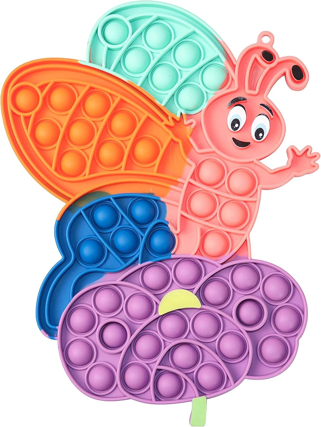 PANBUB Butterfly Pop it 2022 Unique Christmas Edition Huge Gift Popit Animal Baby Large Big Giant Pop Boy It Sensory Fidget Toy Kid Toddler Bubble Popping Sensory Push Popper Girl Silicone Stress