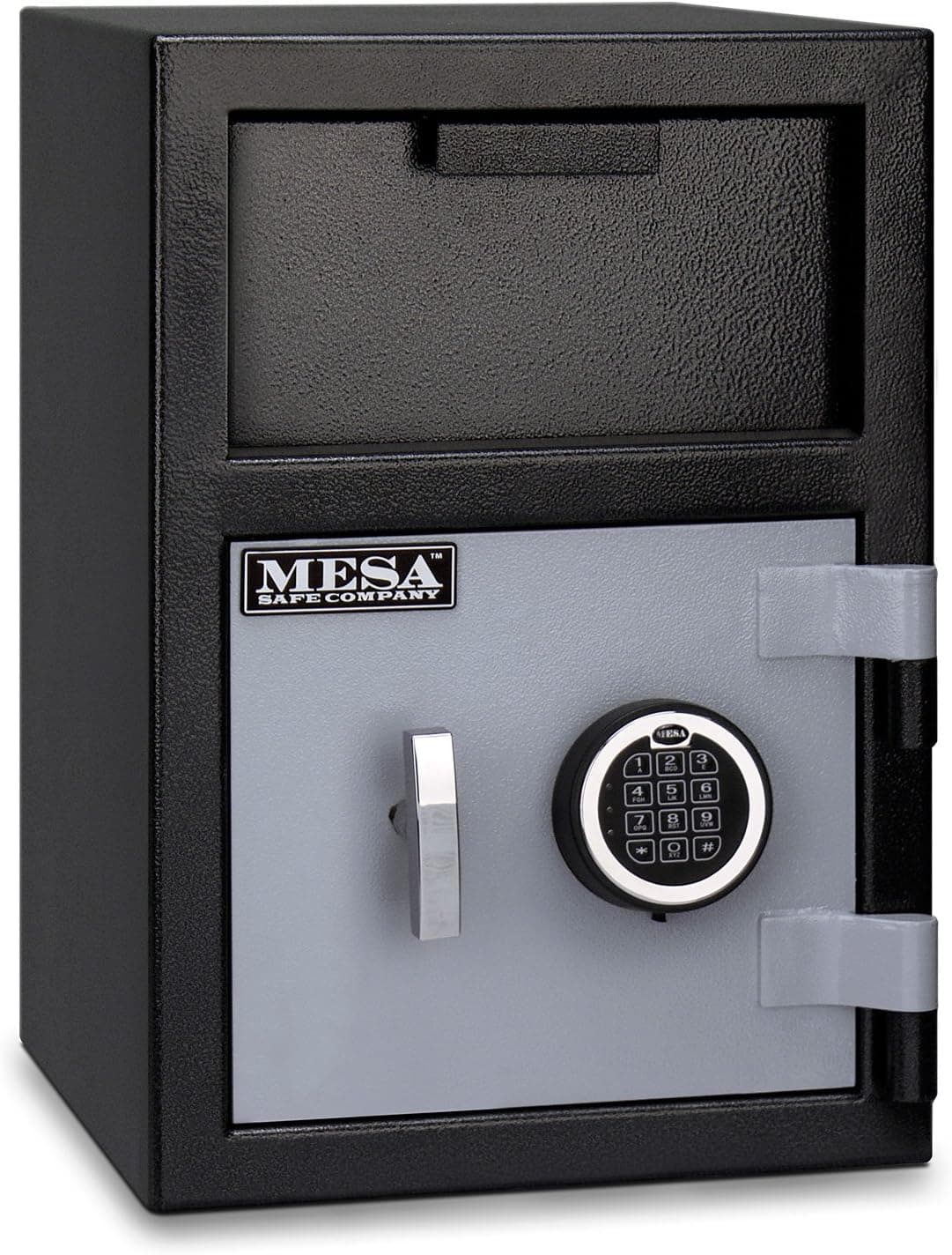 Mesa Safe Company Model MFL2014E Depository Safe with Electronic Lock, Two Tone Gray